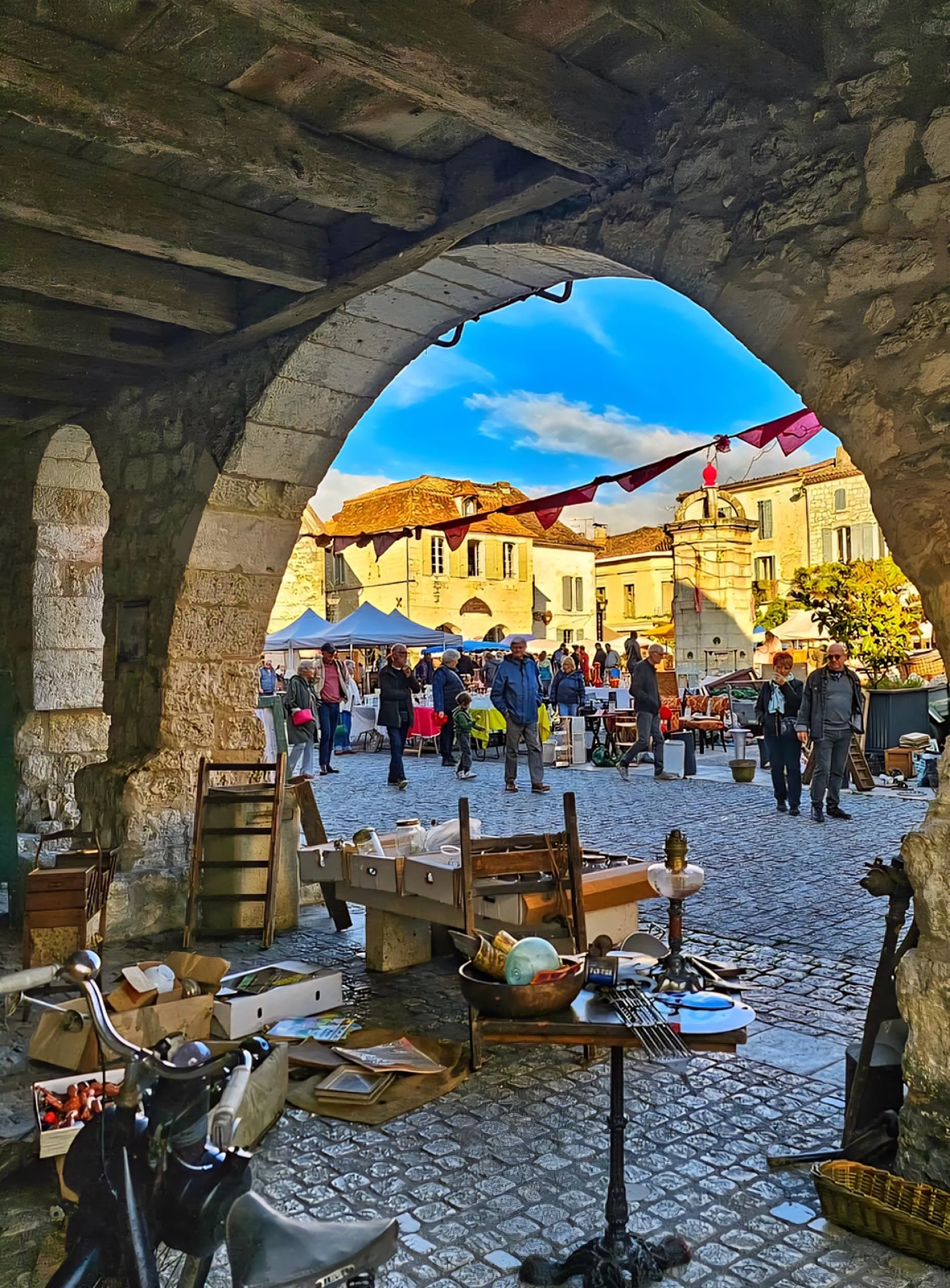 outdoor brocante in france