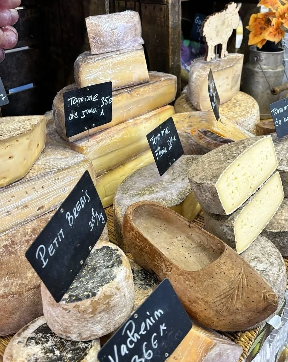 cheese market in dijon
