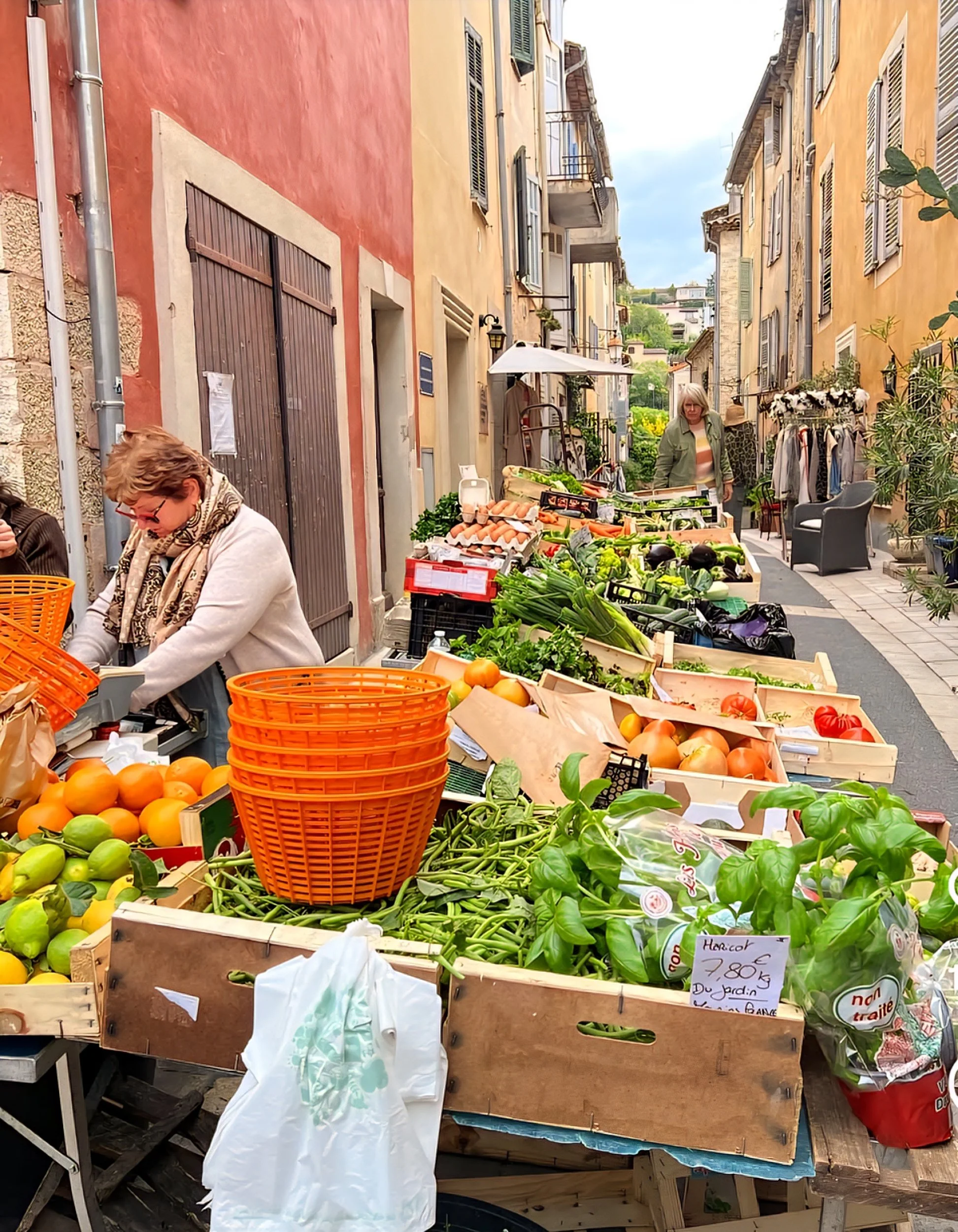 market days in beaujolais village