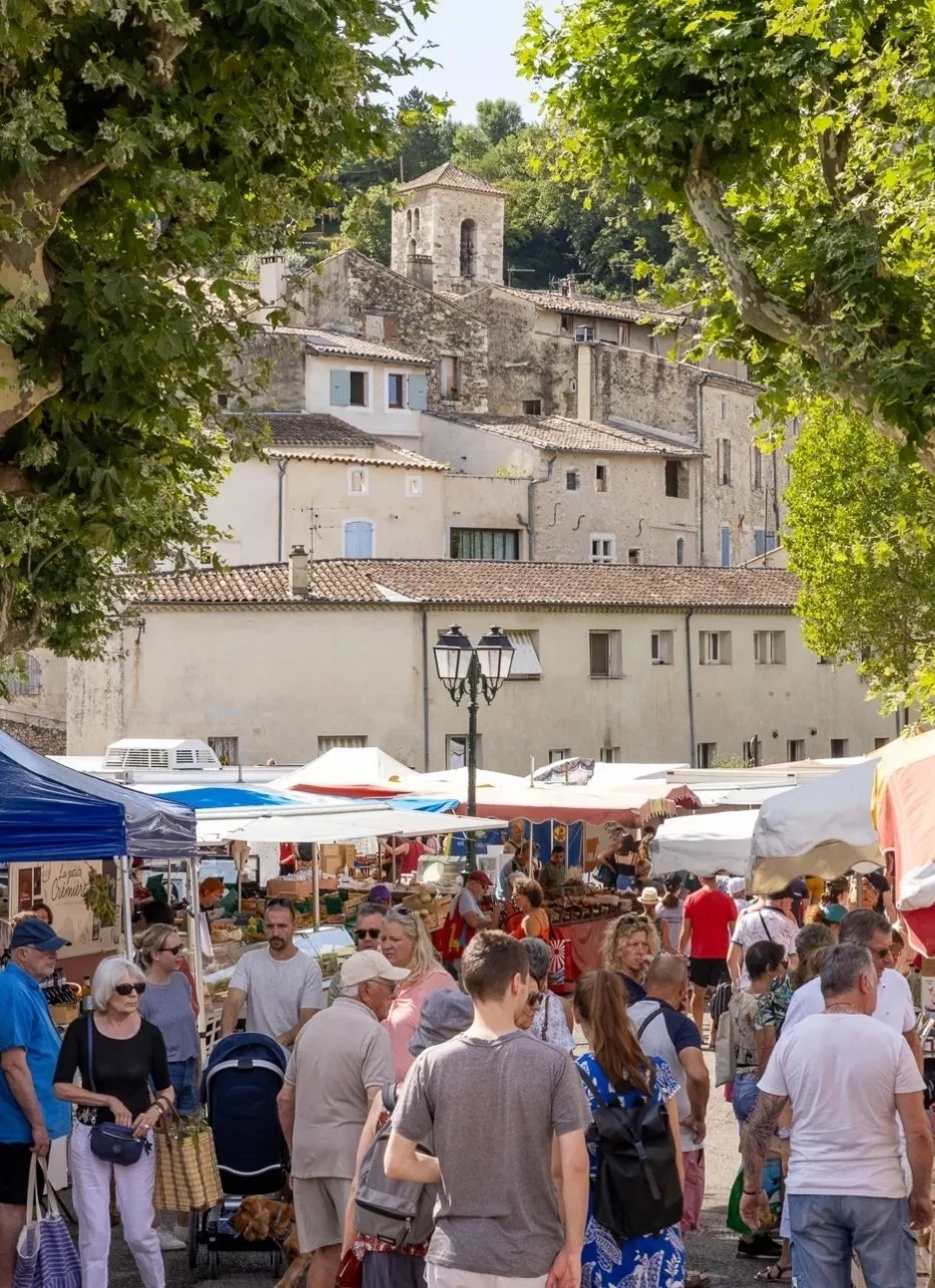 market in Dieulefit