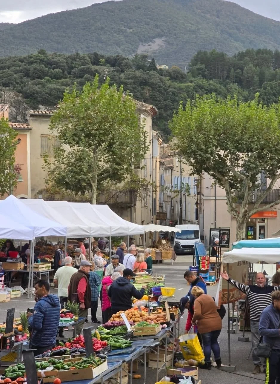 Nyons market france