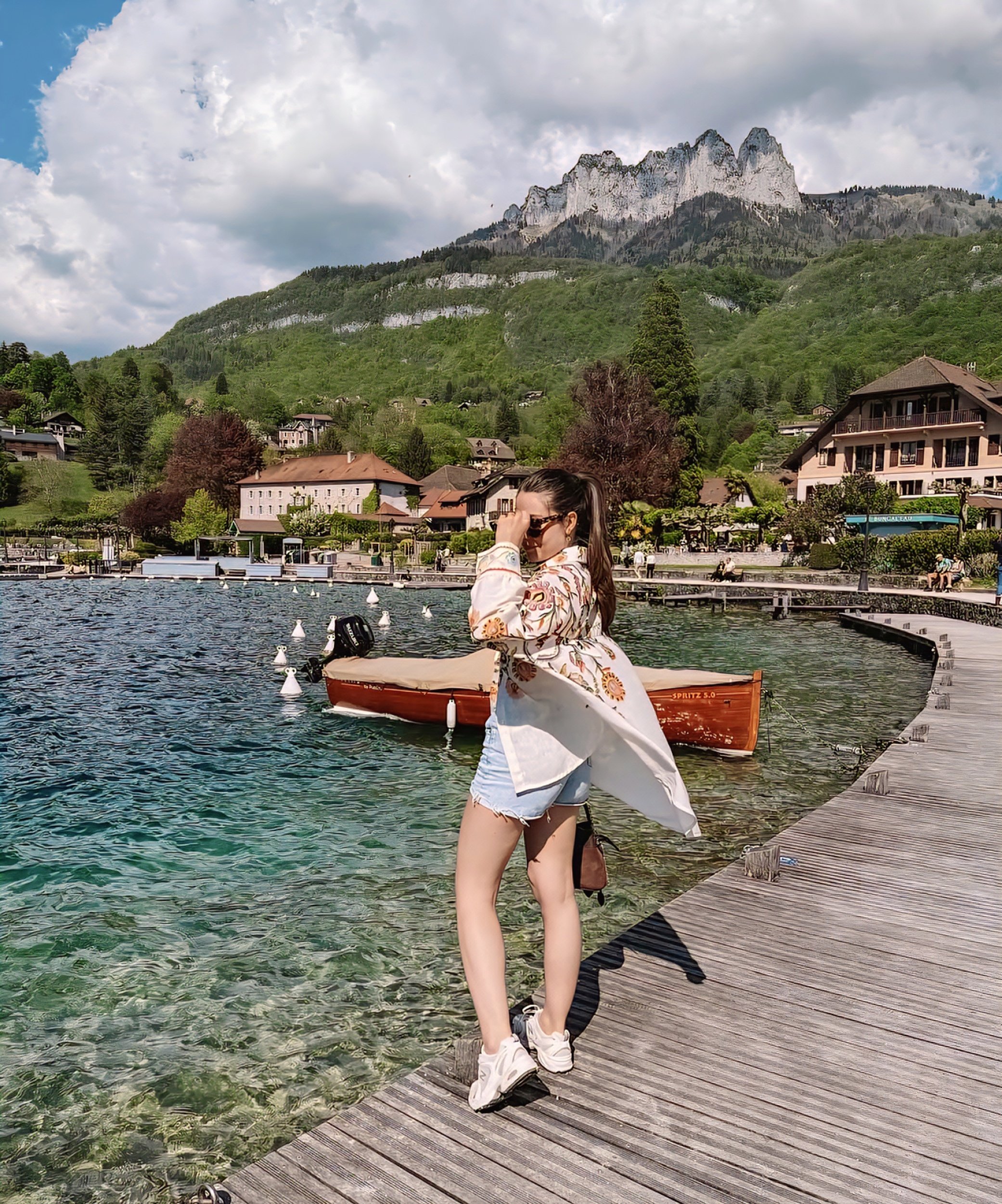 woman by the sea in Tallories