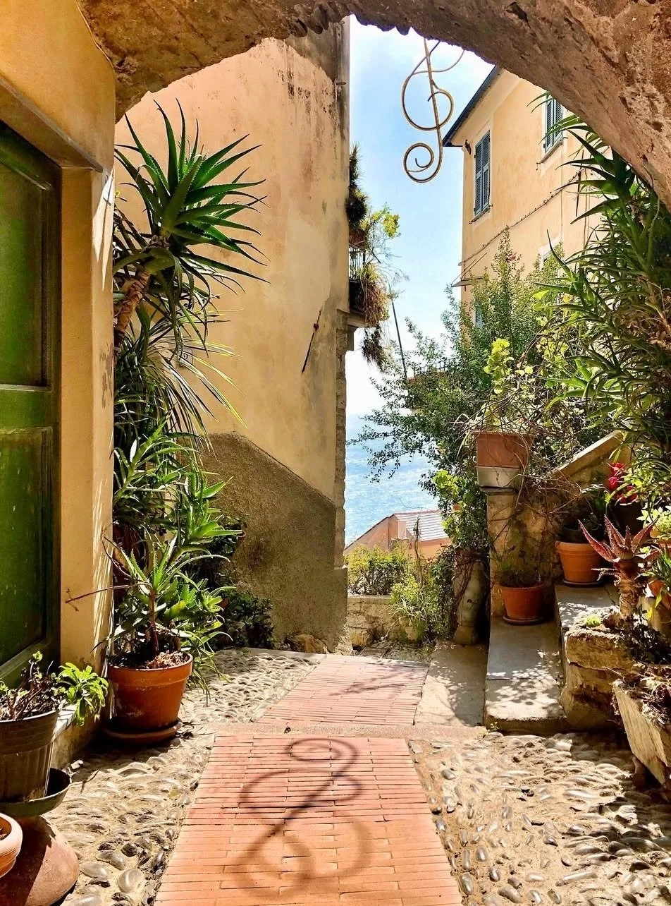 Cervo Liguria street