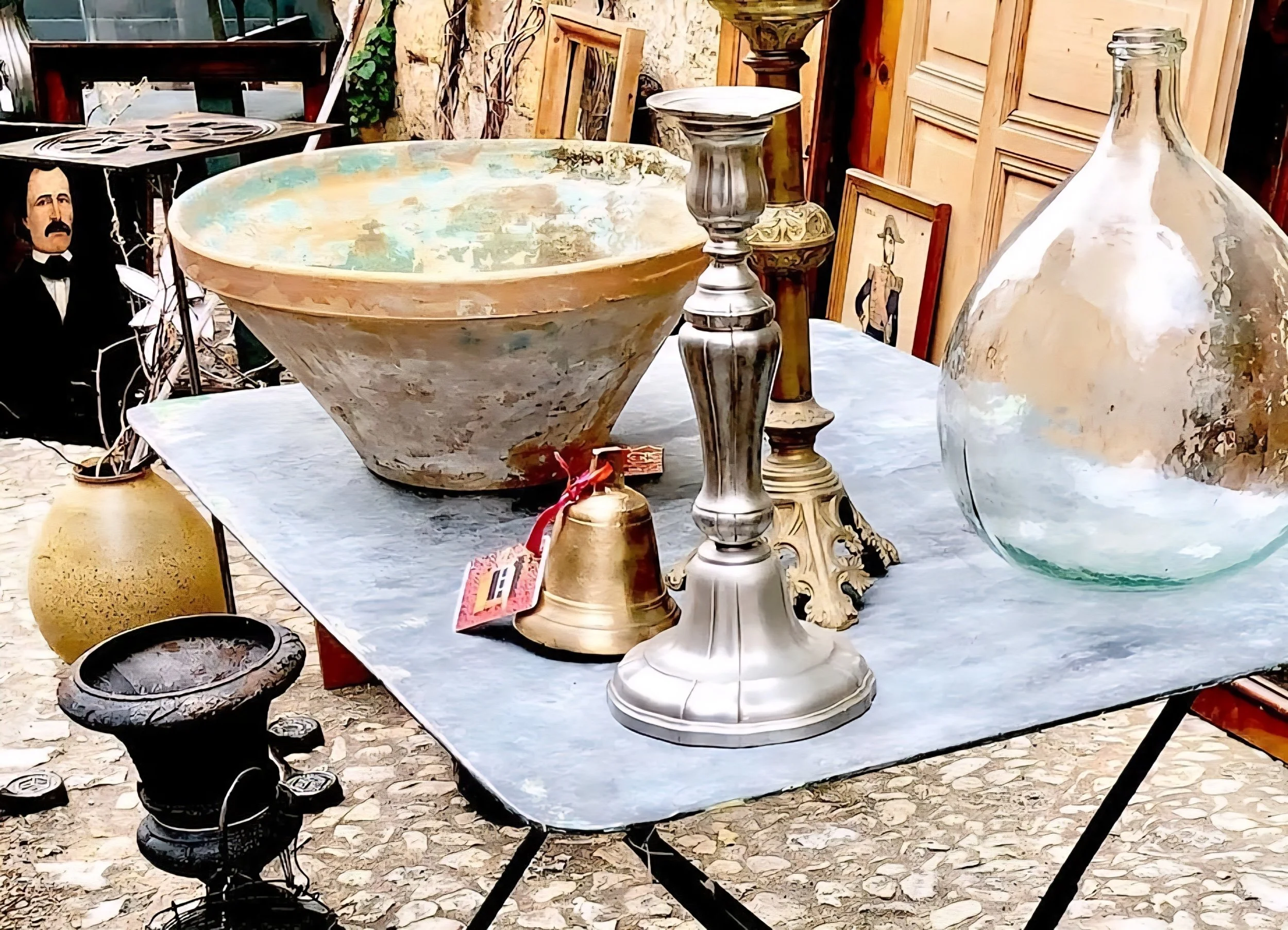 Brocante in Dordogne area