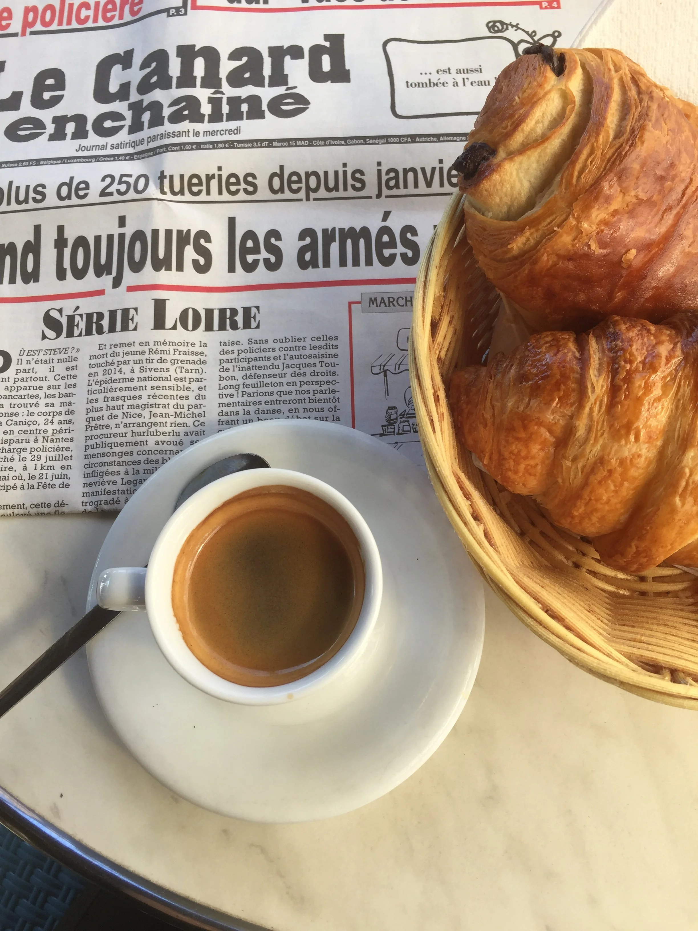 coffee in Lyon newspaper.JPG