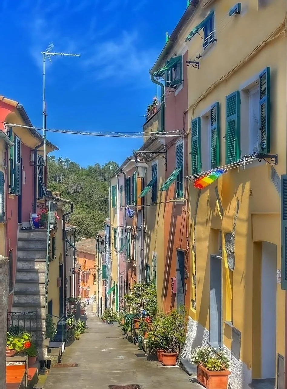 Framura Liguria street