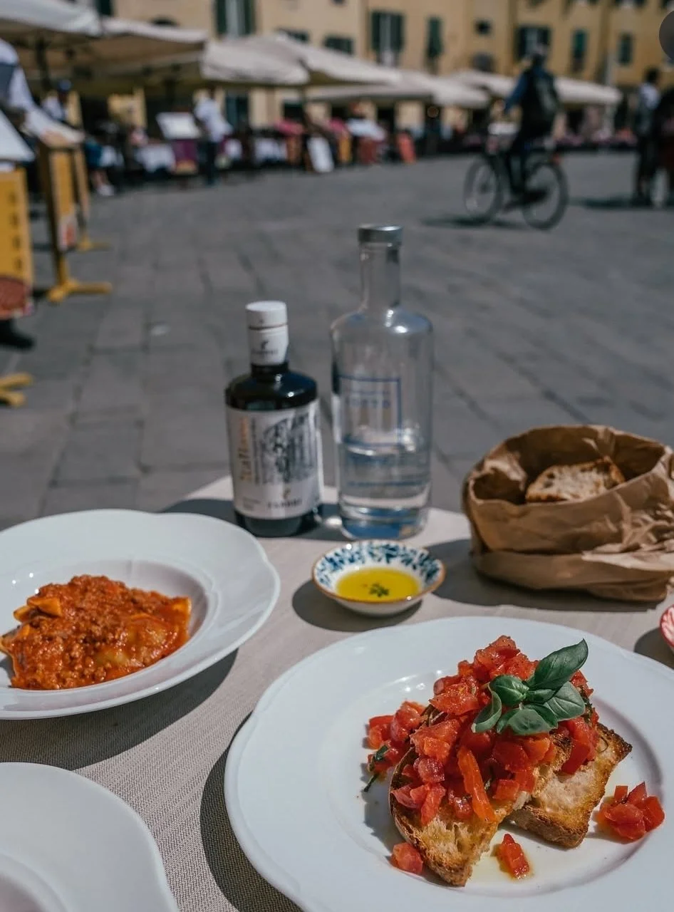 lunch in lucca
