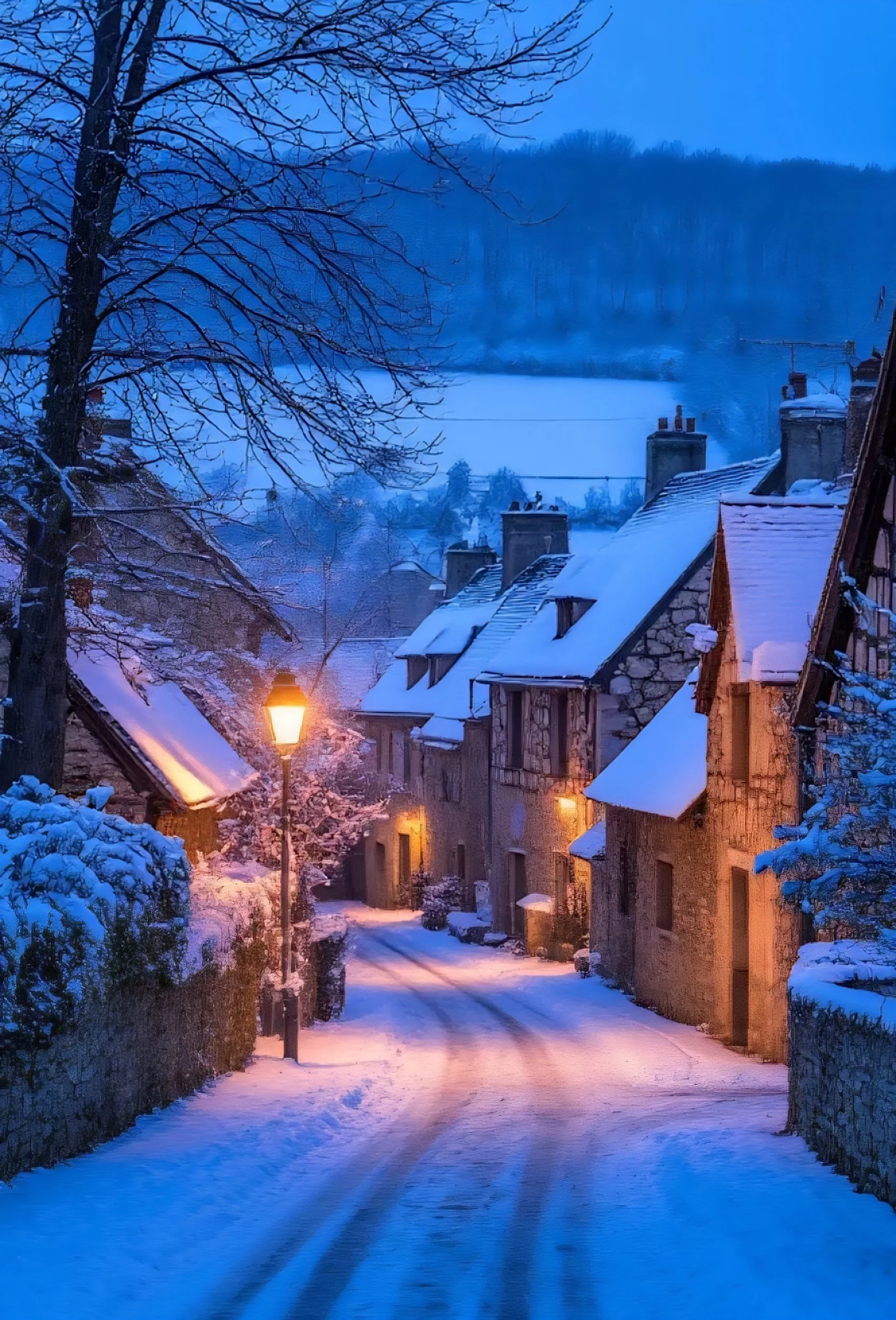 Cozy French winter village.jpg