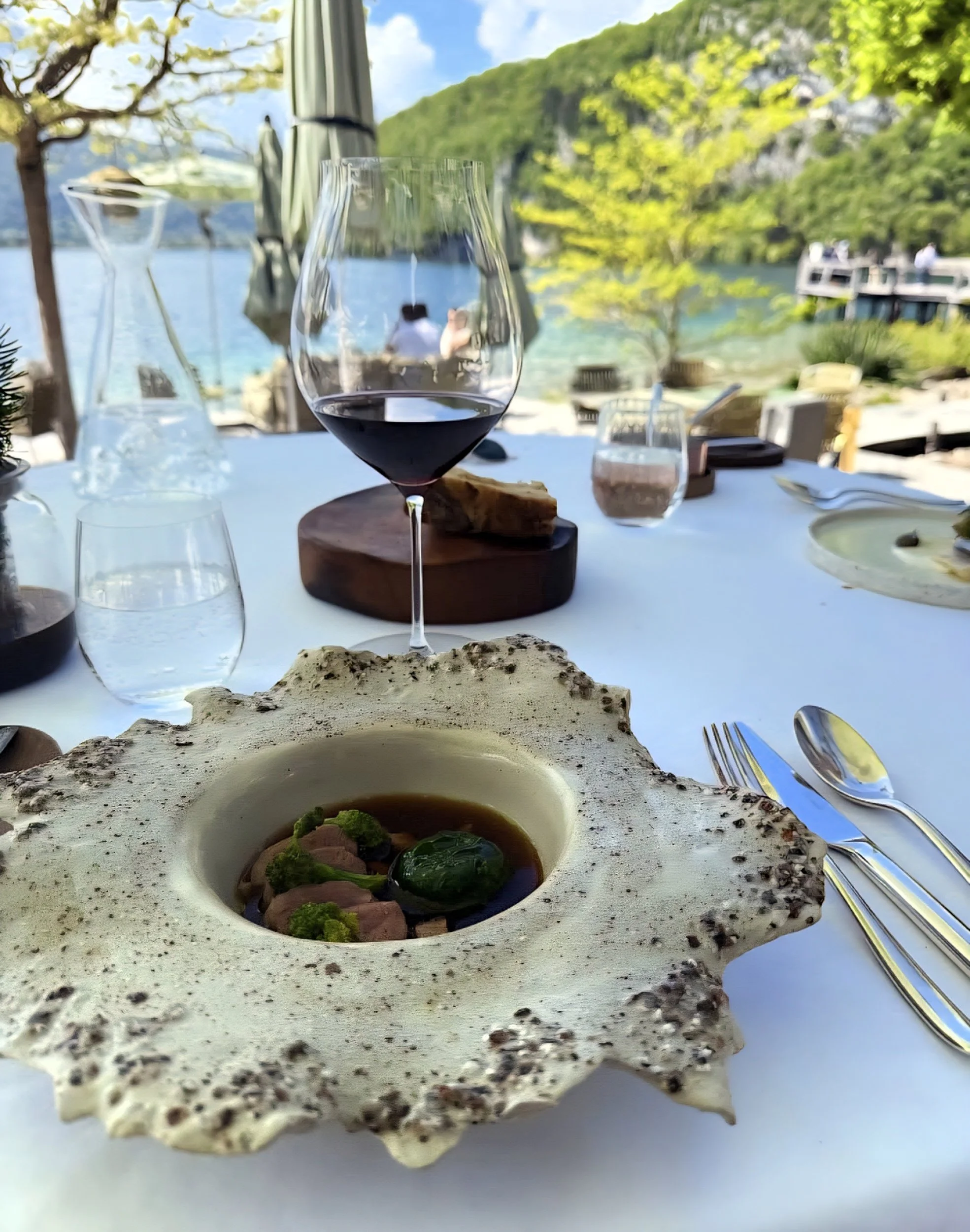 Annecy dinner with a view