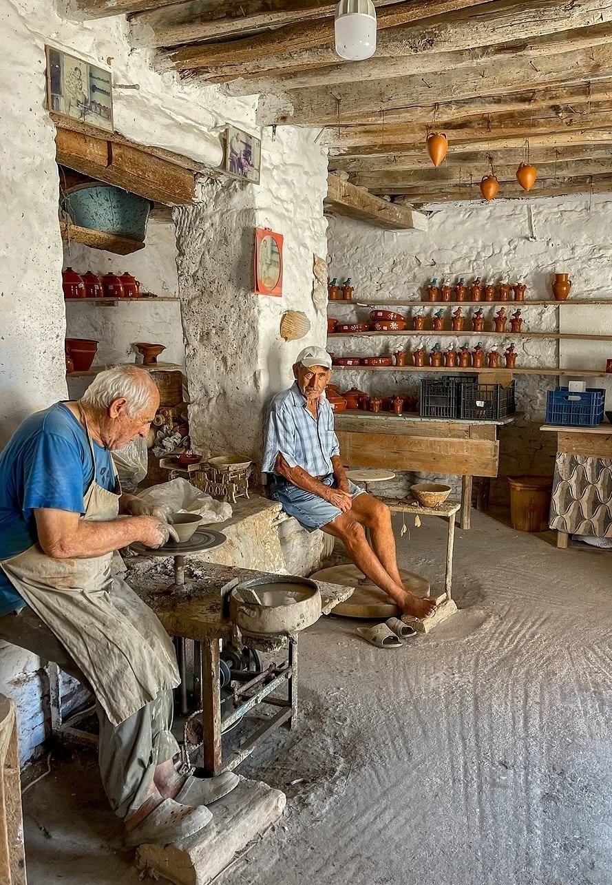 ceramic studio on sifnos