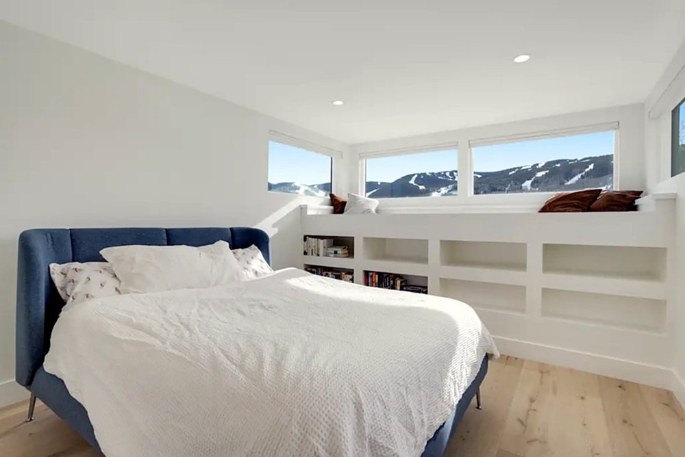 Finished bedroom with mountain views, Mountain Retreat in Vail
