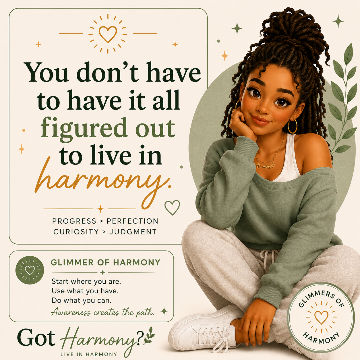 You Don't Have to Have It All Figured Out to Live in Harmony