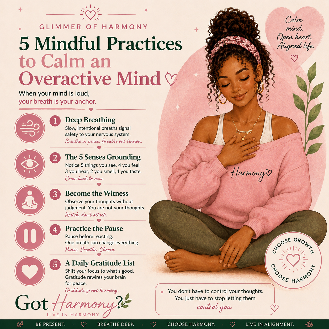 5 Mindful Practices to Calm an Overactive Mind
