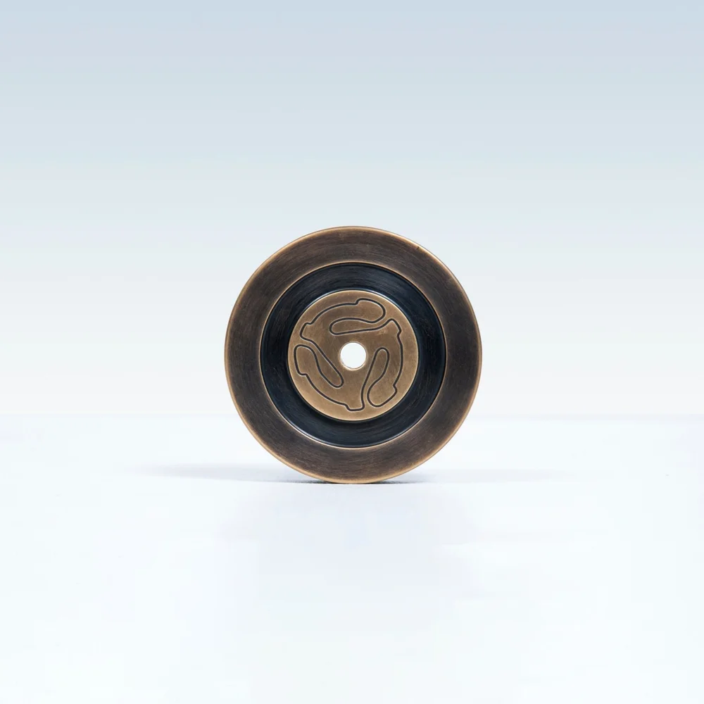 630g Brass Vinyl Record Weight — Fern &amp; Roby