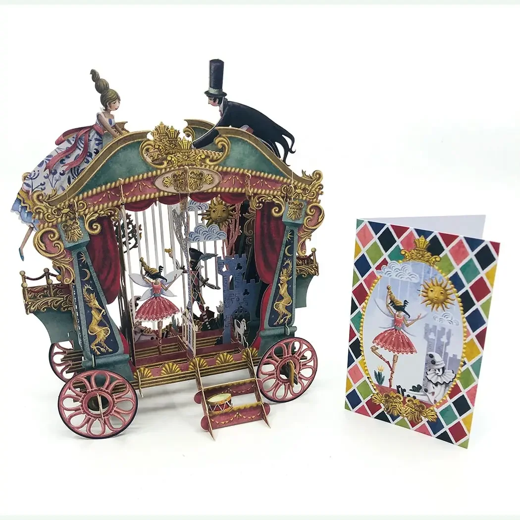 Puppet Theater 3D Pop Up Story Card