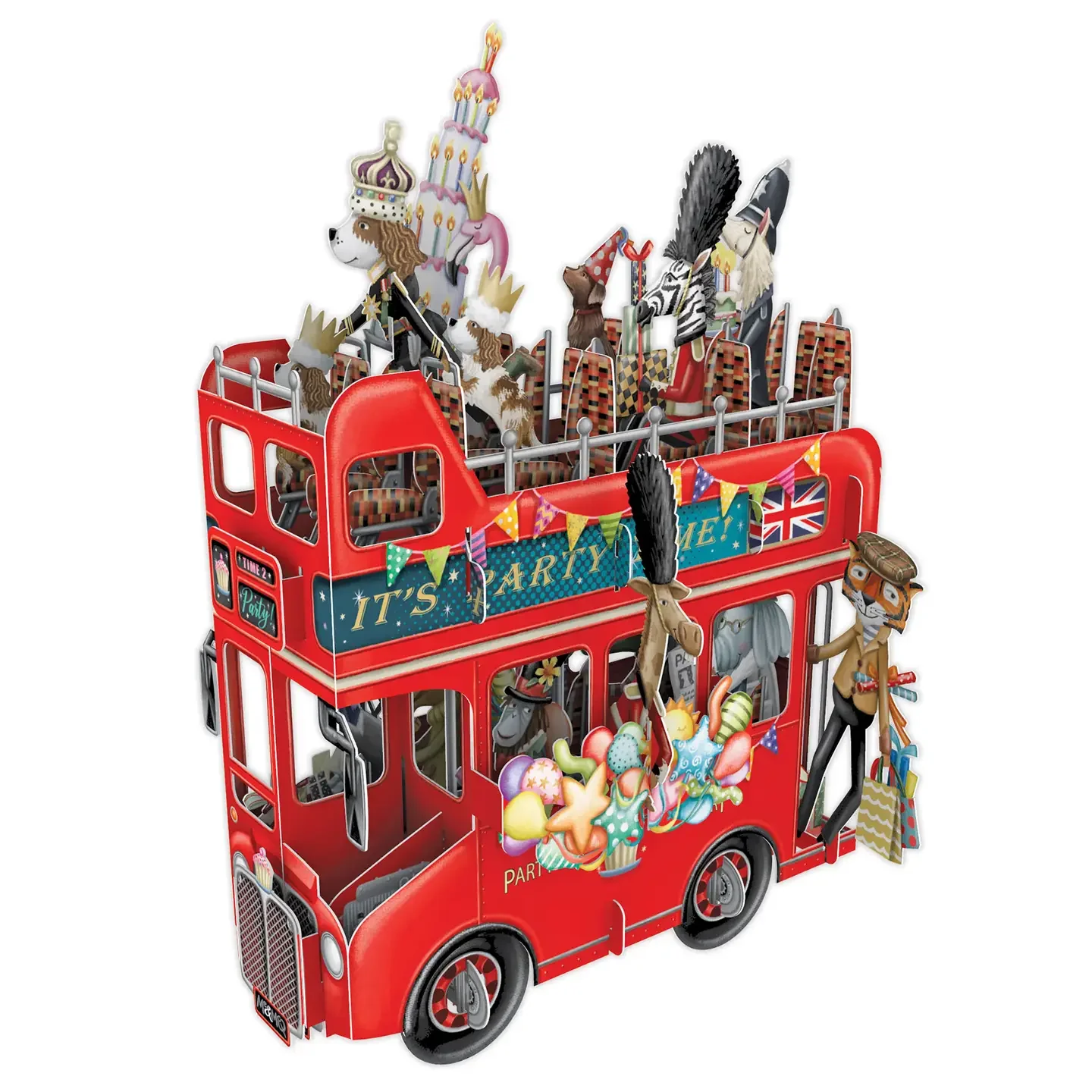 London Bus 3D Pop Up Card
