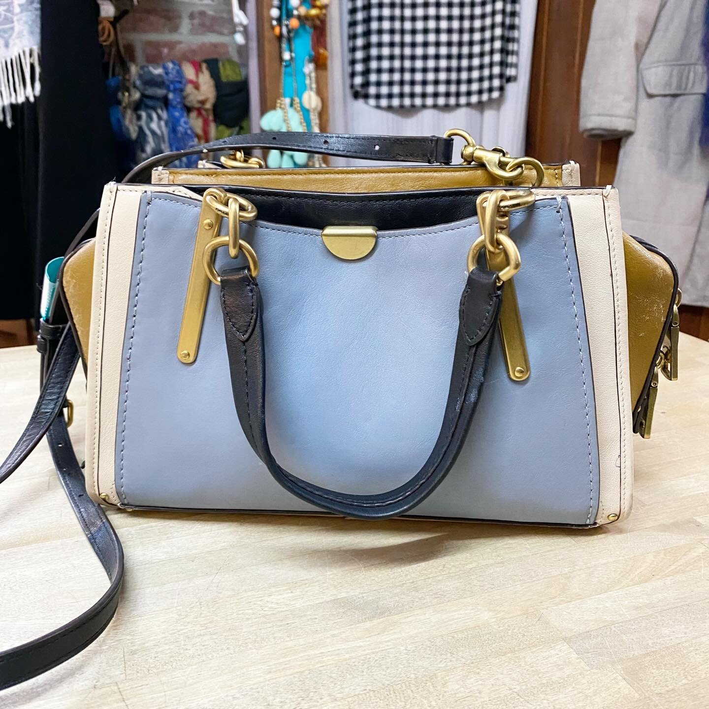 COACH color block dreamer satchel * $98