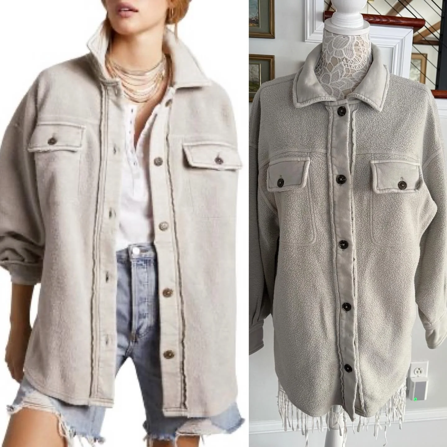 Free People Ruby jacket. Small * $40
.
.
$8 shipping continental US
.
.
FOLLOW OUR BACKUP ACCOUNT: @seaagainconsignment