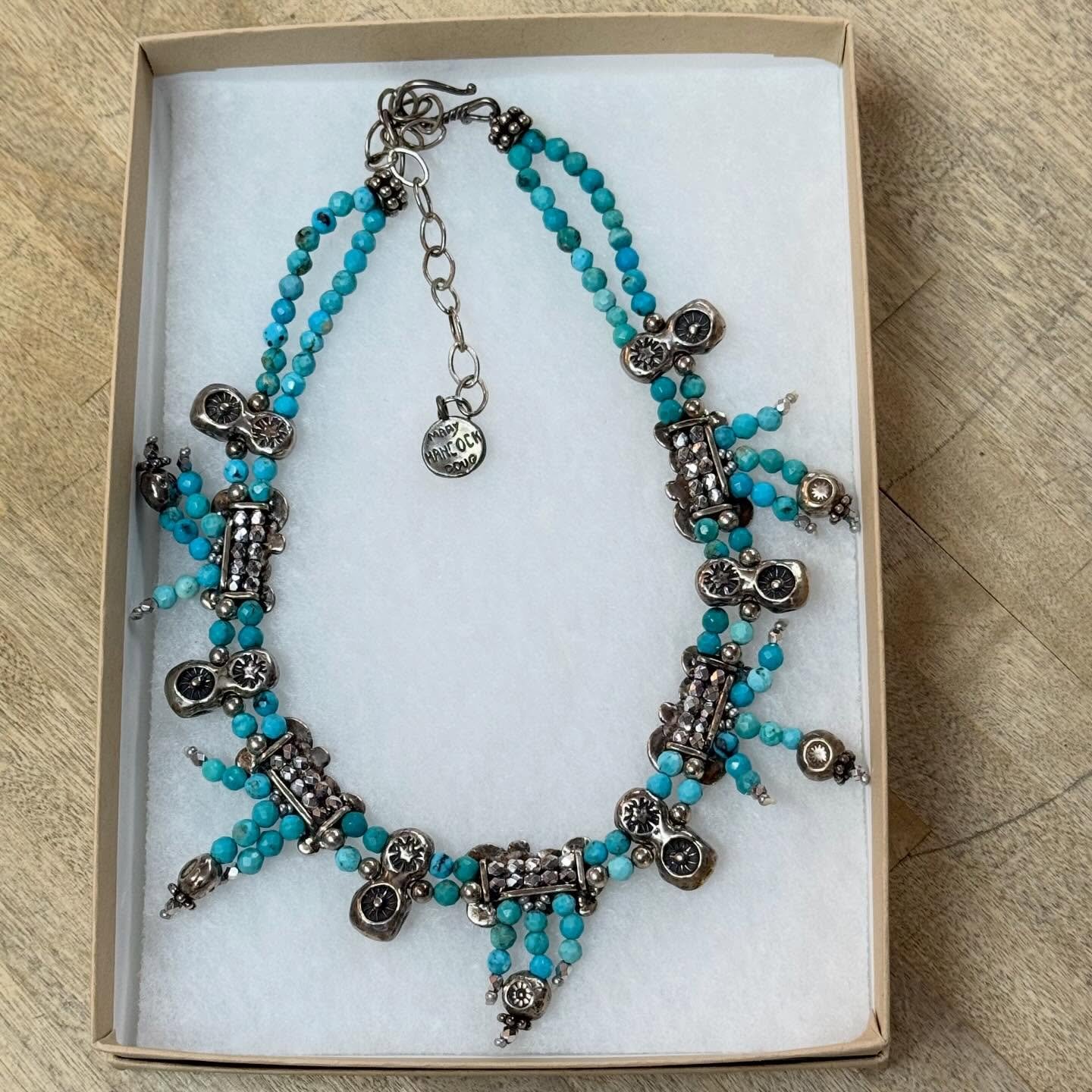 Vintage Mary &amp; Doug silver and Turquoise necklace ✨✨ one of a kind!!