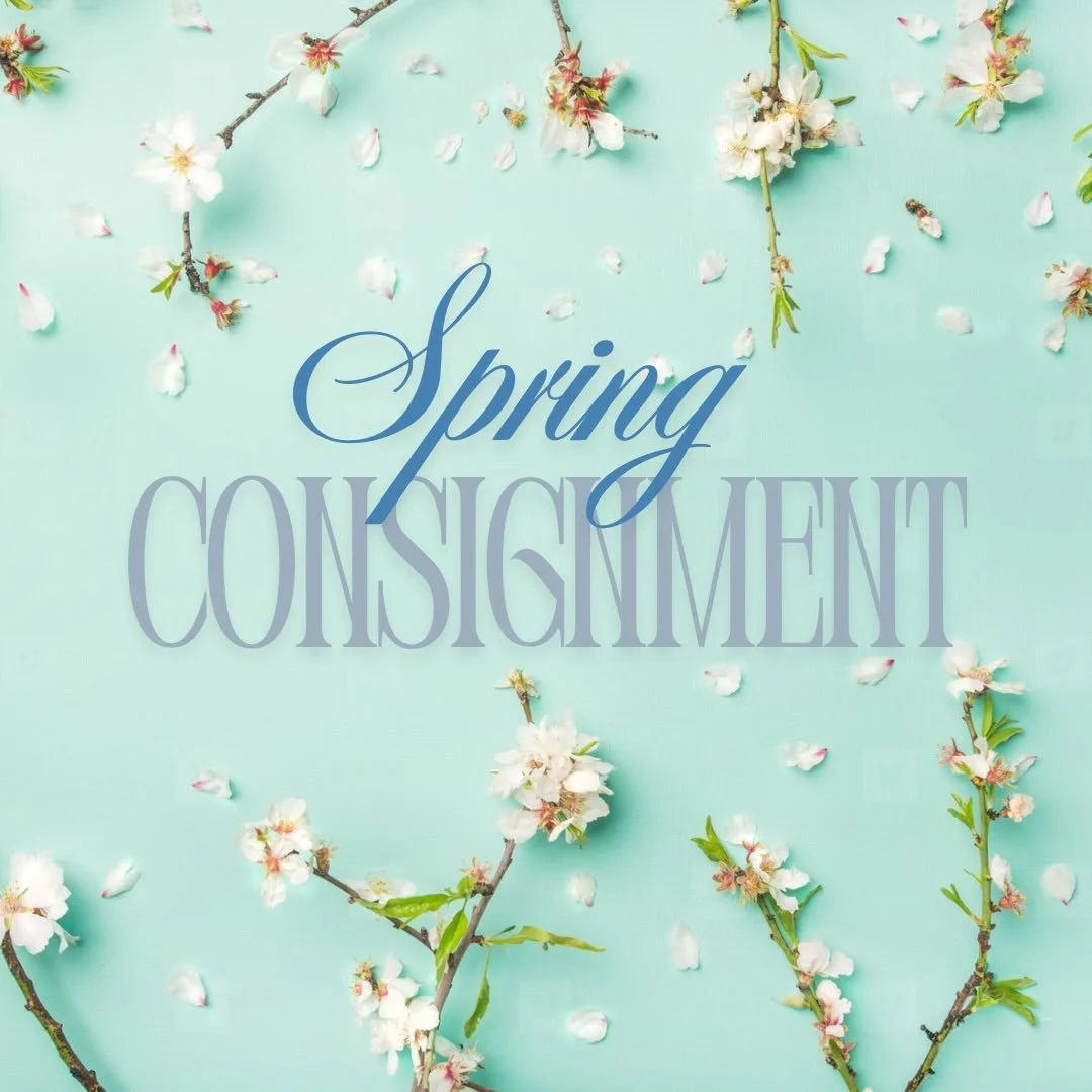 Time to schedule your spring consignment appointment! Say goodbye to winter ❄️💐