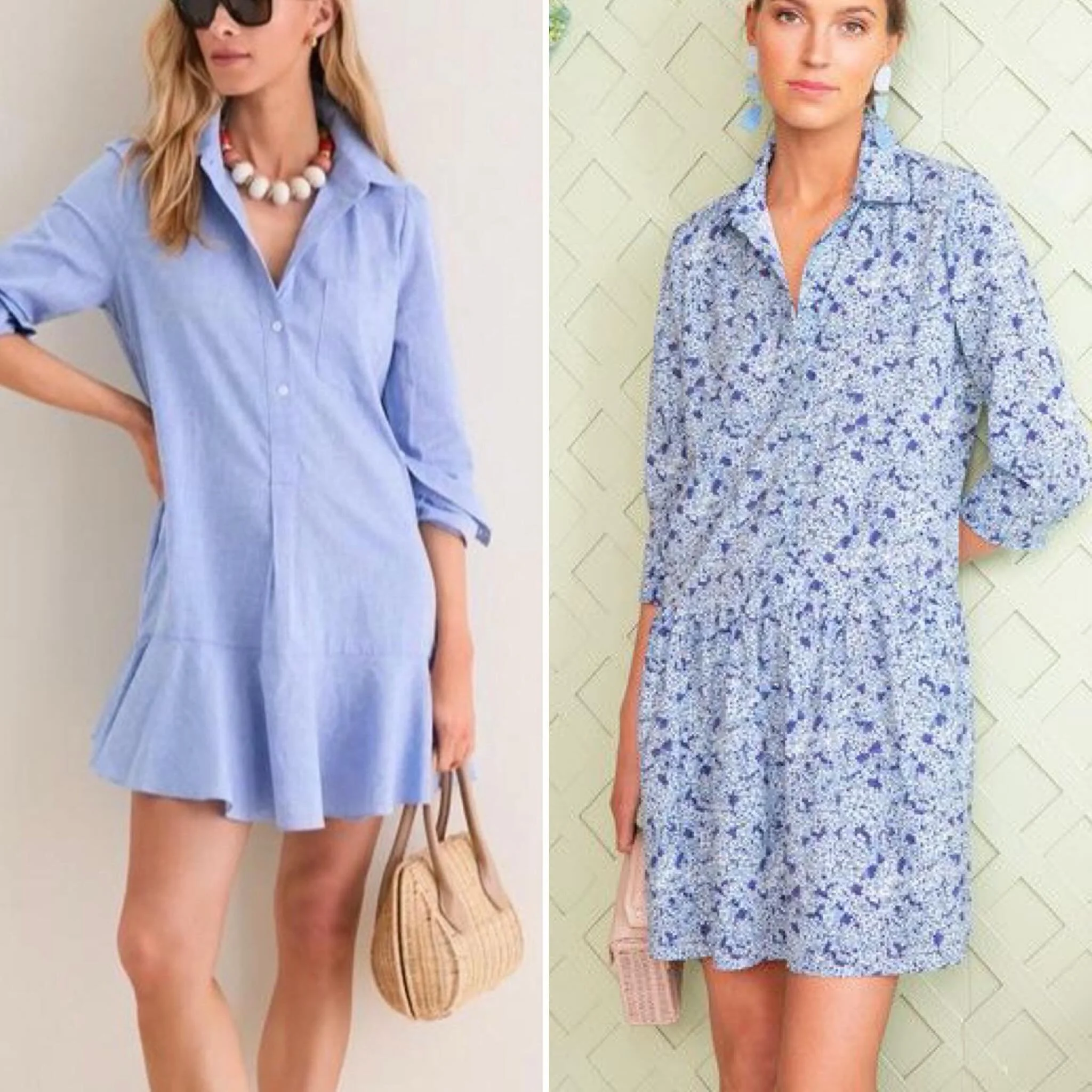 The perfect East Coast Summer Tuckernuck dresses!! 
Blue linen, small * $65
Hydrangea print, medium * $60
.
.
$8 shipping continental US
Free shipping for purchases over $100
.
.
FOLLOW OUR BACKUP ACCOUNT: @seaagainconsignment