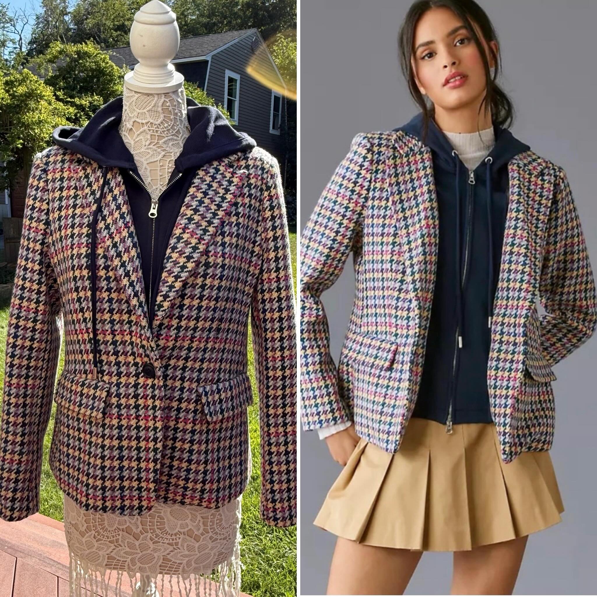 By Anthropologie hoodie blazer (hoodie dickey is removable!) Medium * $40
.
.
$8 shipping continental US
Free shipping for purchases over $100
.
.
FOLLOW OUR BACKUP ACCOUNT: @seaagainconsignment