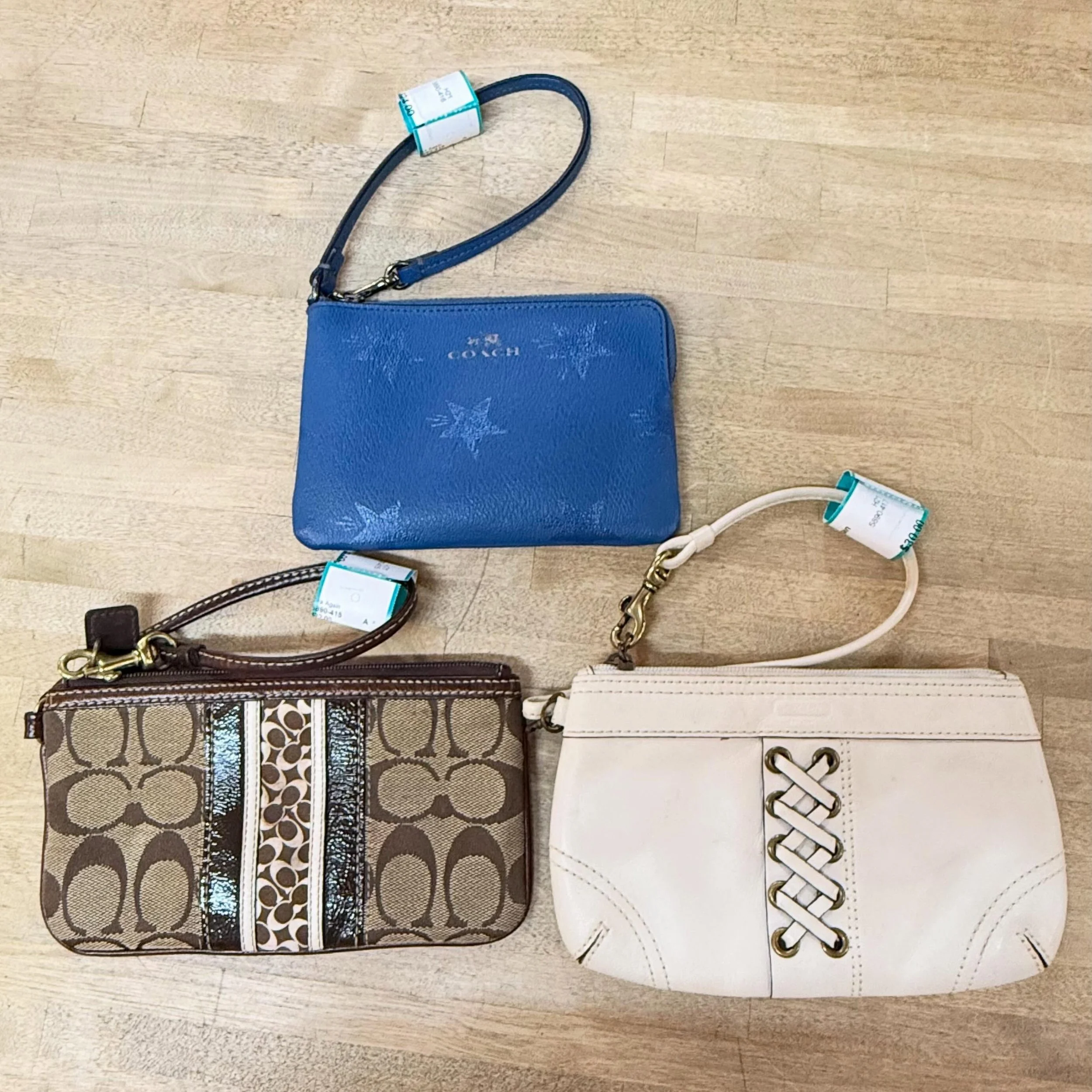 Coach wristlet collection. Which one are you choosing?