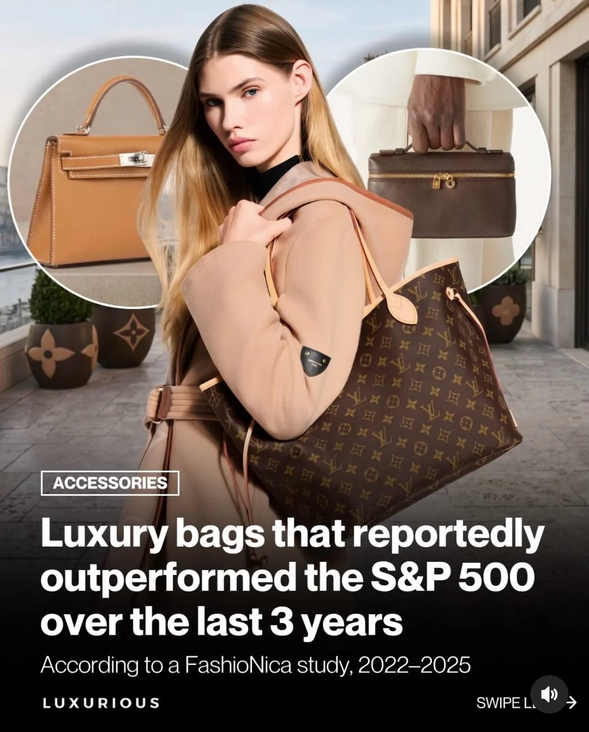 I came across this post on luxury bags. Second bag on the list is The Row Margaux which retails for $4700 but why spend that when you can get a beautiful look alike made of Italian leather for so much less!! 
Swipe to see our version!