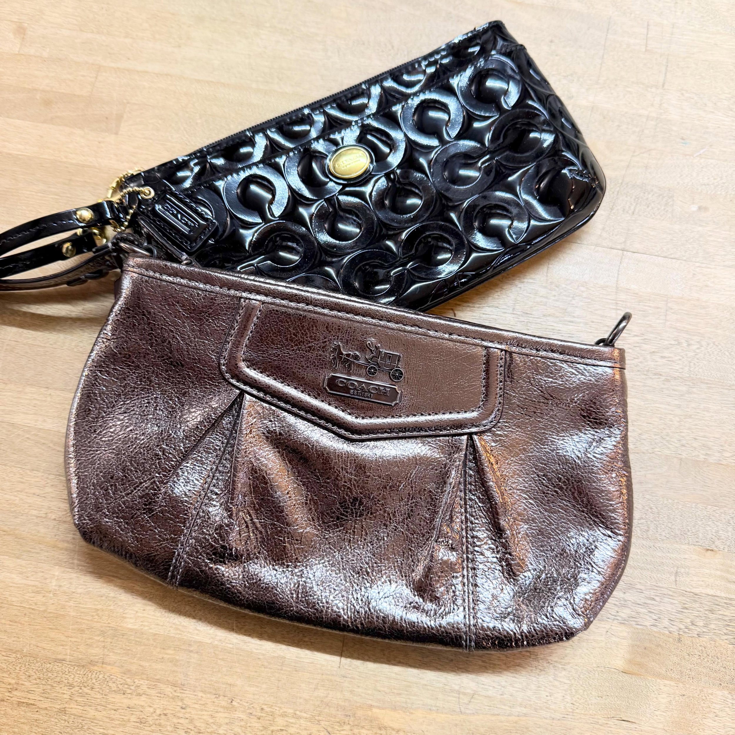 Are you a Coach wristlet girlie? 
$45 each 
.
.
$8 shipping continental US
Free shipping for purchases over $100
.
.
FOLLOW OUR BACKUP ACCOUNT: @seaagainconsignment