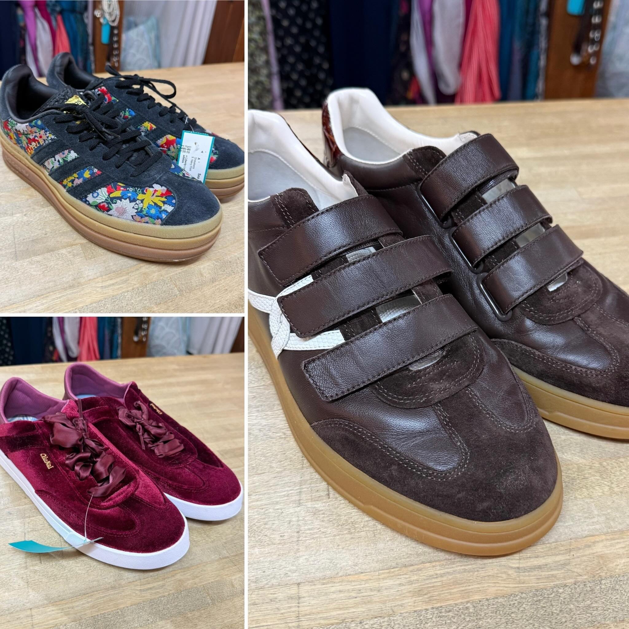 Awesome fashion sneakers selection 💕 swipe for details!

Olukai
10 * $45

V. Beard 
10 * $125

X Liberty London collab 
9 * $125