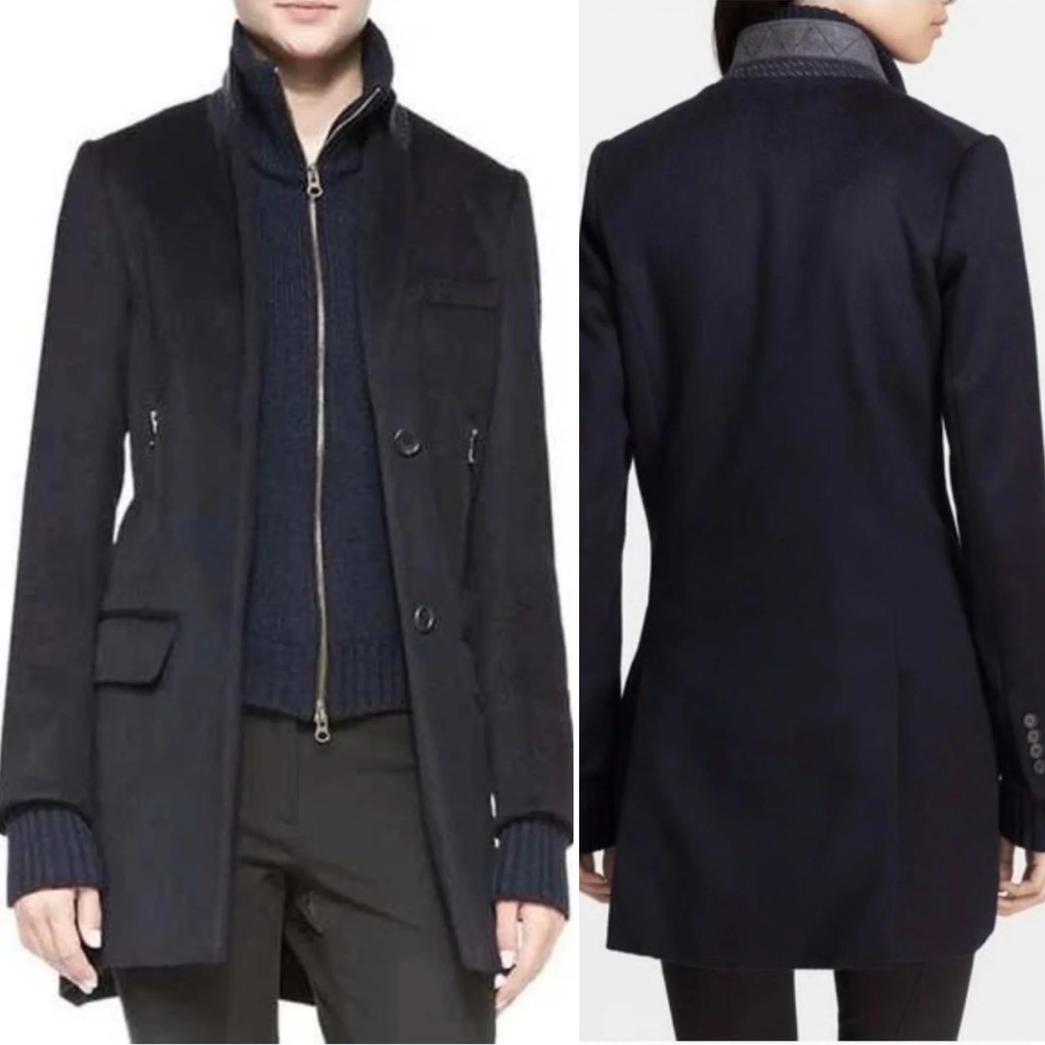 V. Beard wool coat with removable Dickey &amp; cuffs. 
Sz 8 * $285
.
.
$8 shipping continental US
Free shipping for purchases over $100
.
.
FOLLOW OUR BACKUP ACCOUNT: @seaagainconsignment