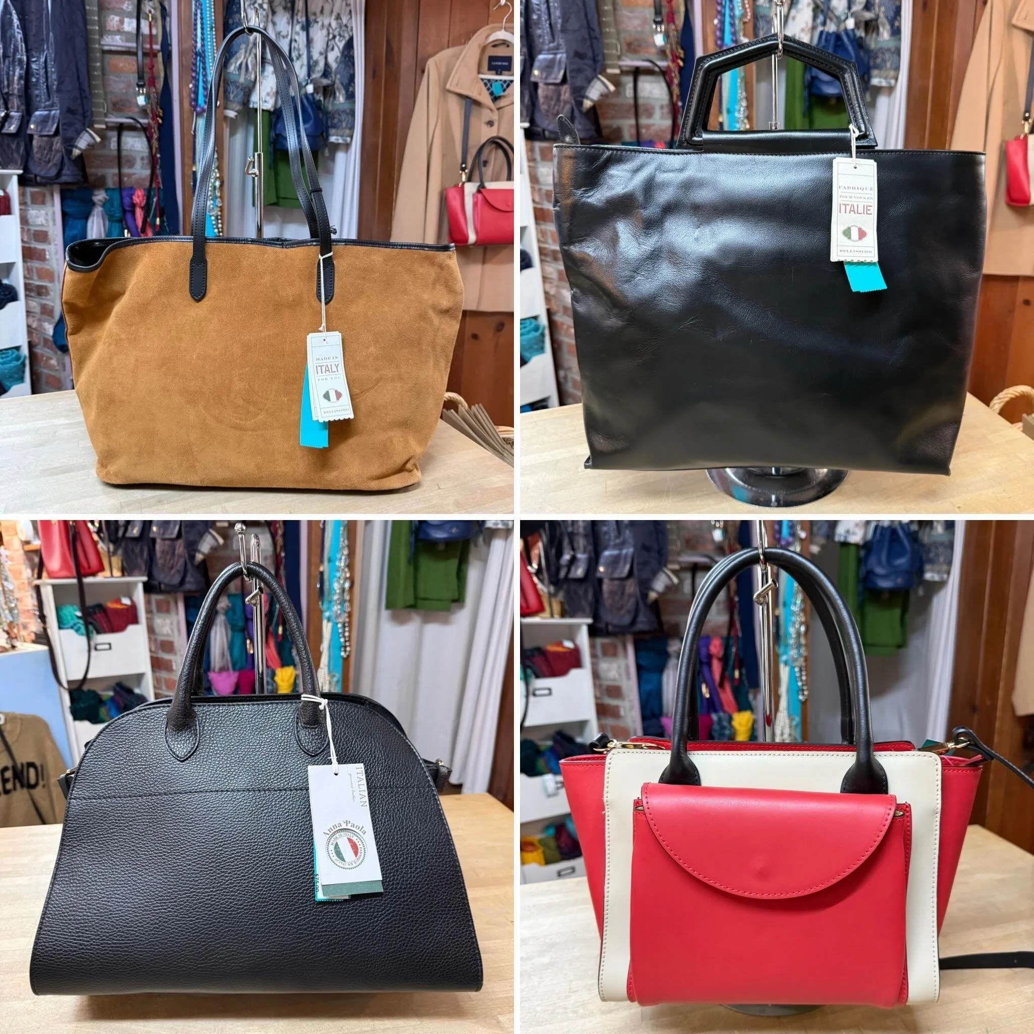 Beautiful Florentine leather bags. A style for everyone!! 
Dm for more details