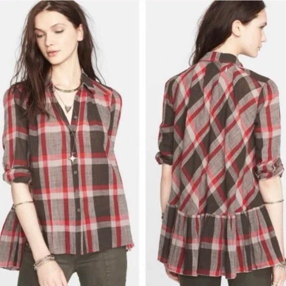 FP &ldquo;peppy in plaid shirt.
XS * $30
.
.
$8 shipping continental US
Free shipping for purchases over $100
.
.
FOLLOW OUR BACKUP ACCOUNT: @seaagainconsignment
