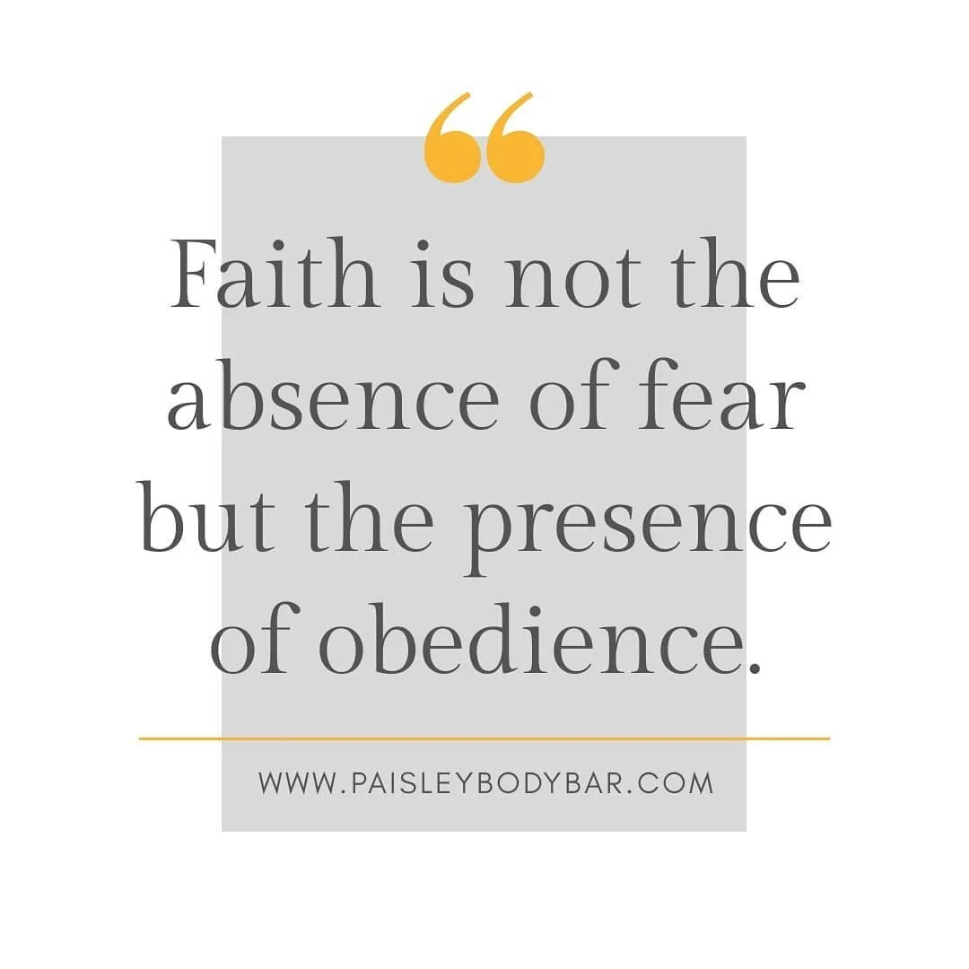 Choosing to believe despite our fears demonstrates our obedience and faith to God's command. We have chosen the way of faithfulness and have set God's rules before us. 
It was by faith that Abraham obeyed when God called him to leave home and go to a