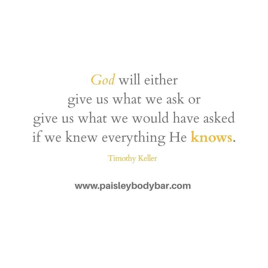 Would you rather have what you want or what God knows is best? Never underestimate His decisions. His thoughts are not our thoughts, neither are our ways His ways. Even before there is a word on our tongues, the LORD, knows it all. (Isaiah 55:8 and P