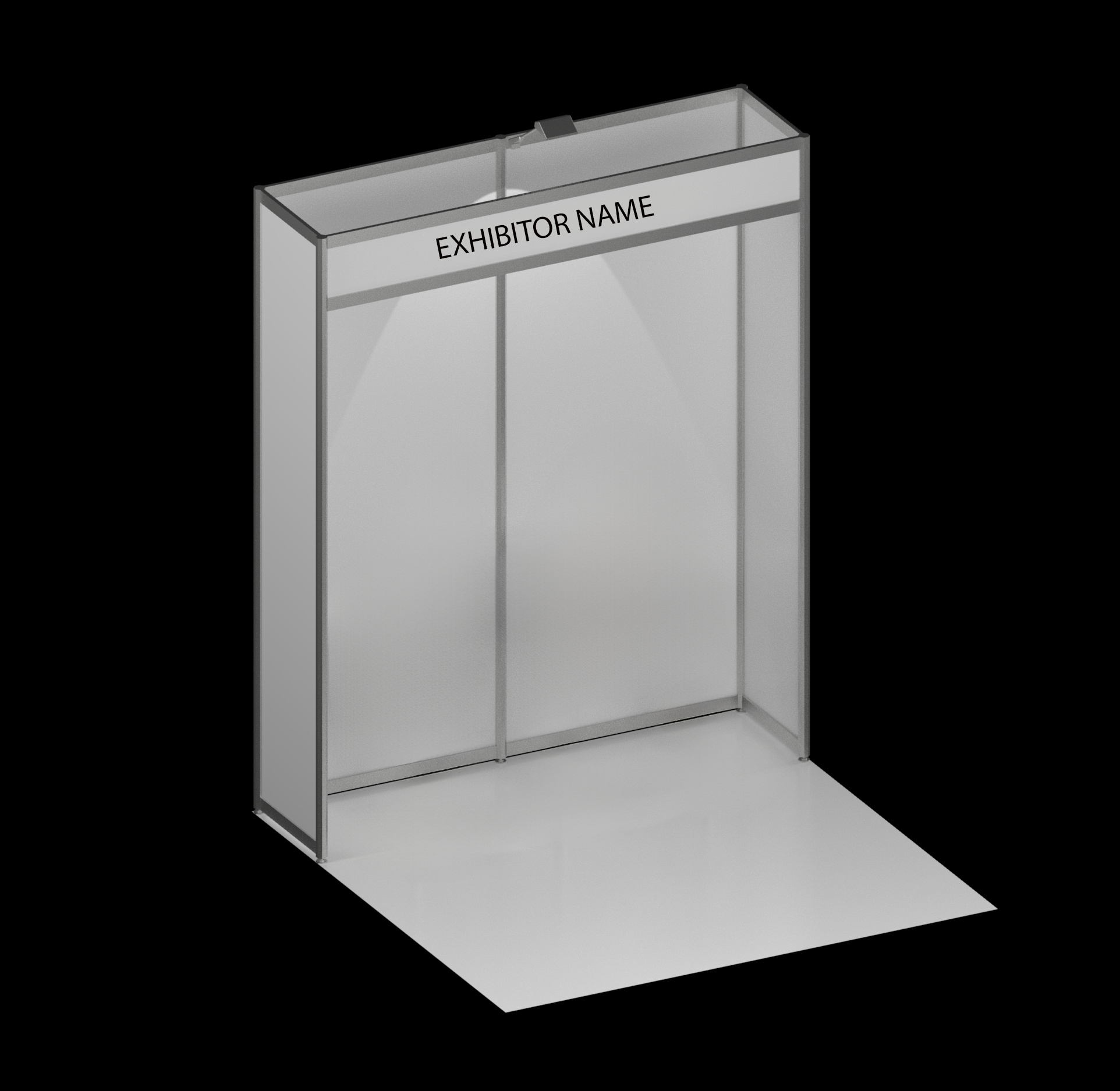 2m x 0.5m Octanorm Booth