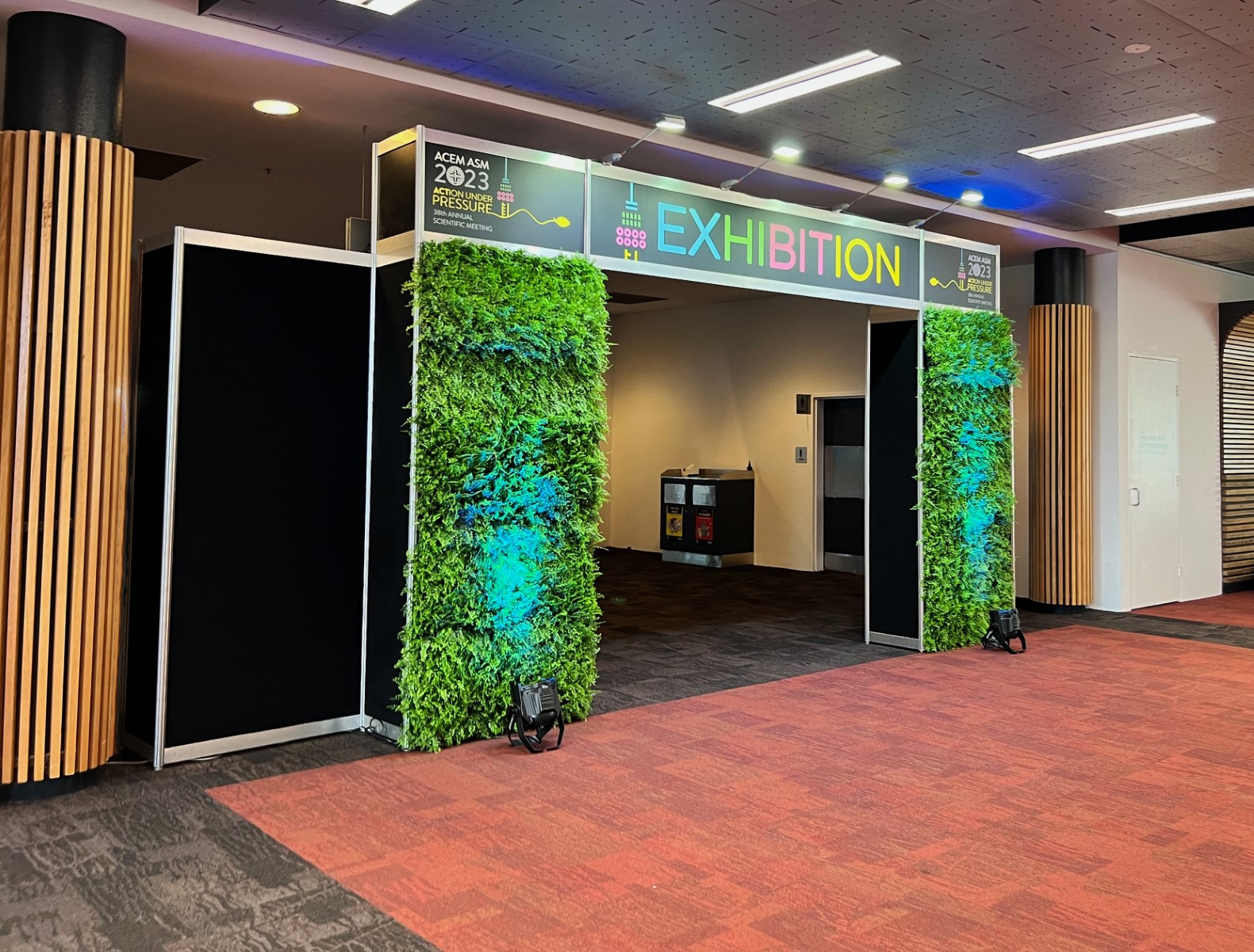 Entry Feature with Plant Walls