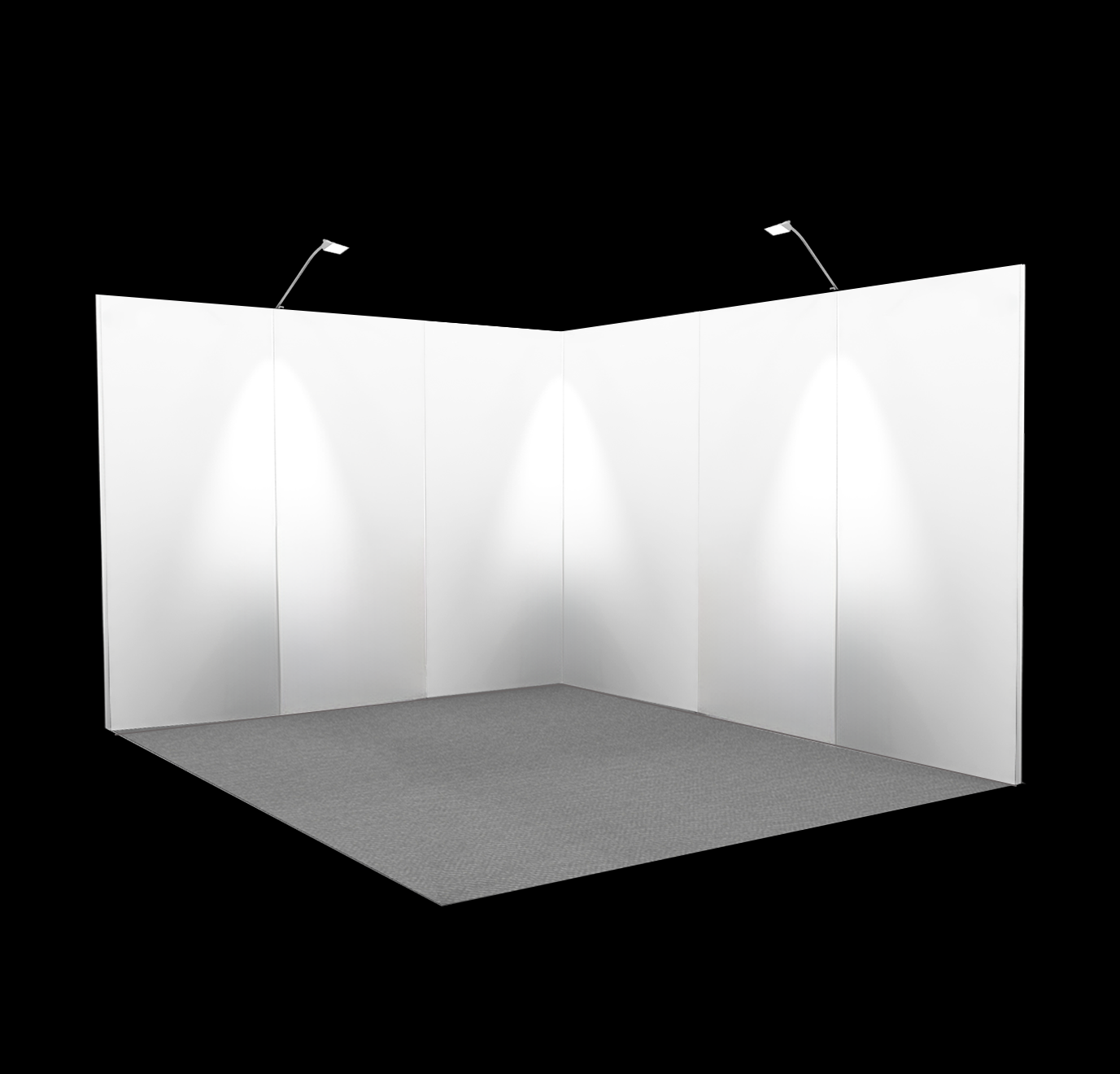 MultiPanel 3x3 Booth with no fascia