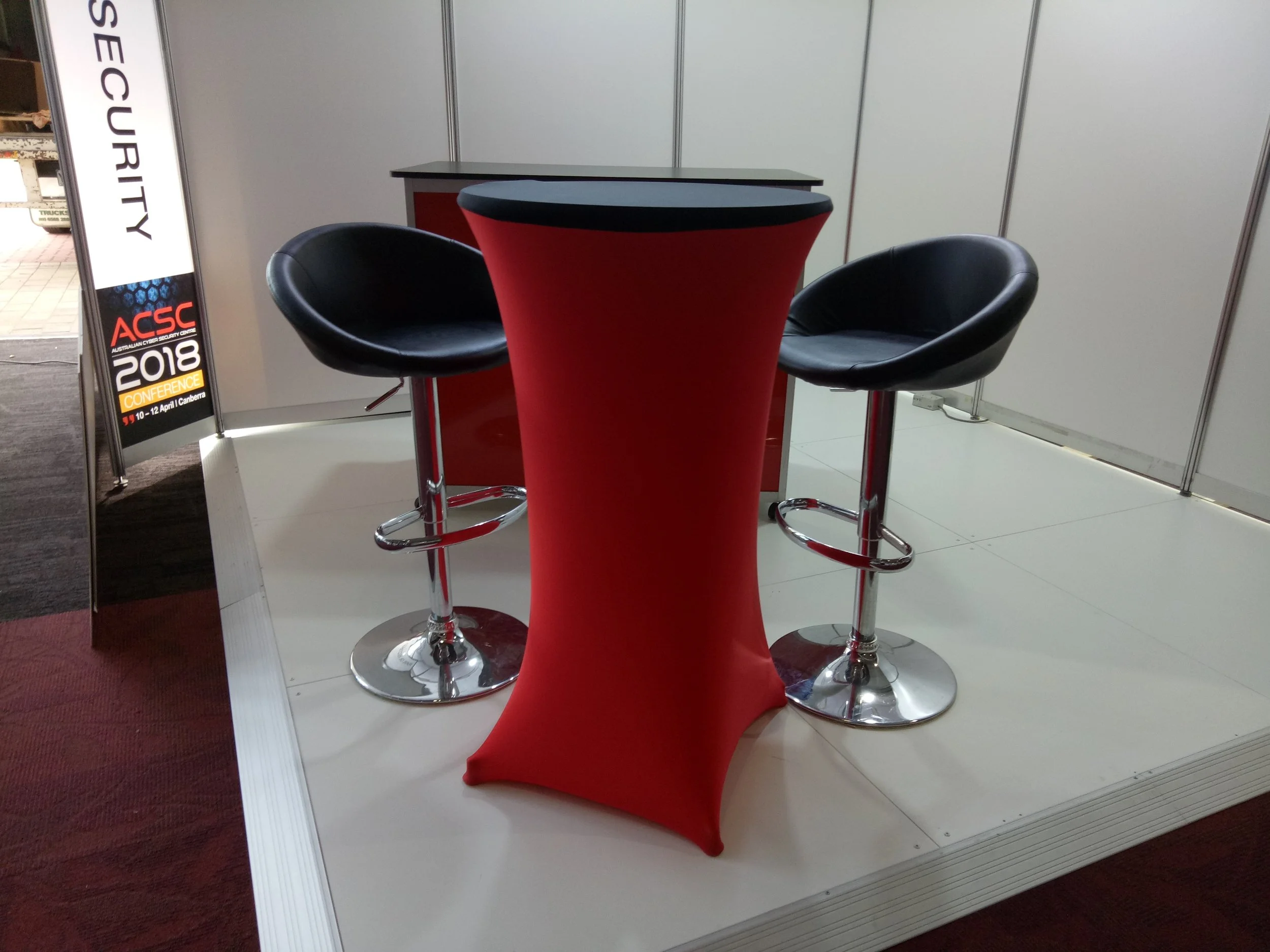 Red Cocktail Lounge Set