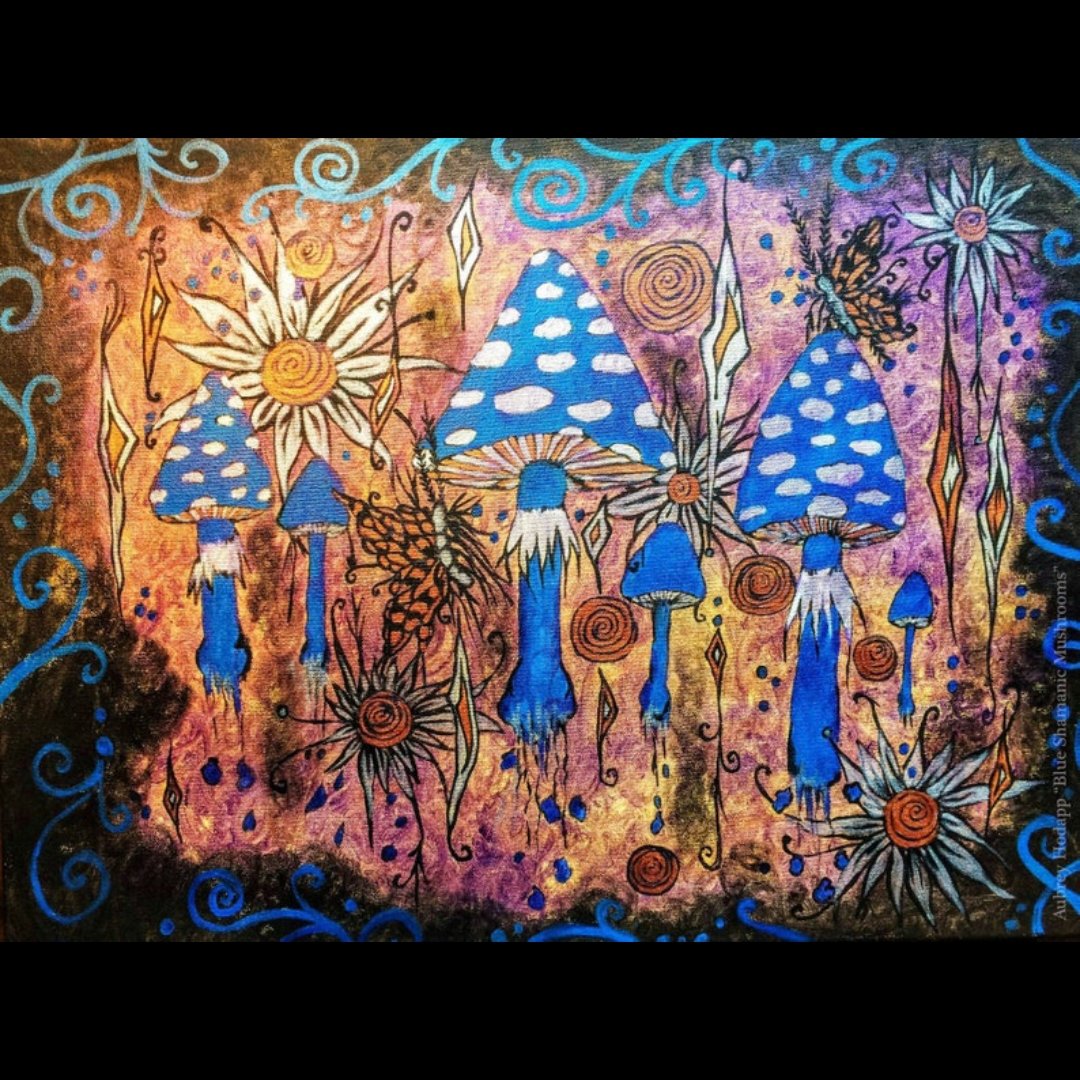 Blue Shamanic Mushrooms