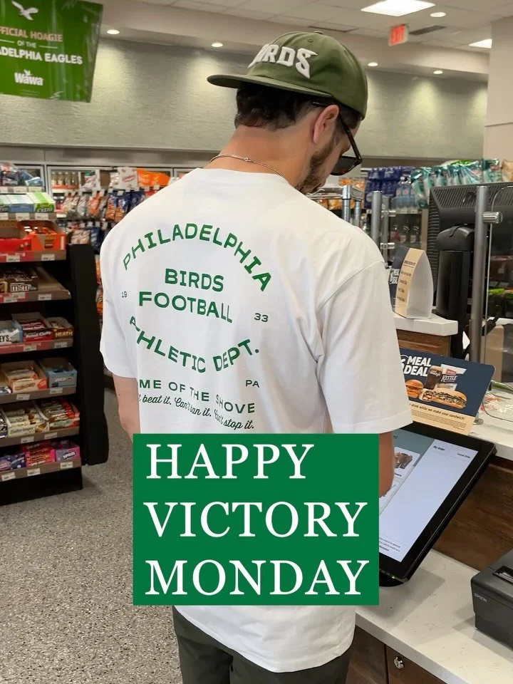 Happy Victory Monday to Jordan Davis and all Eagles fans! May your coffees be full and your pork roll egg and cheeses be delicious.