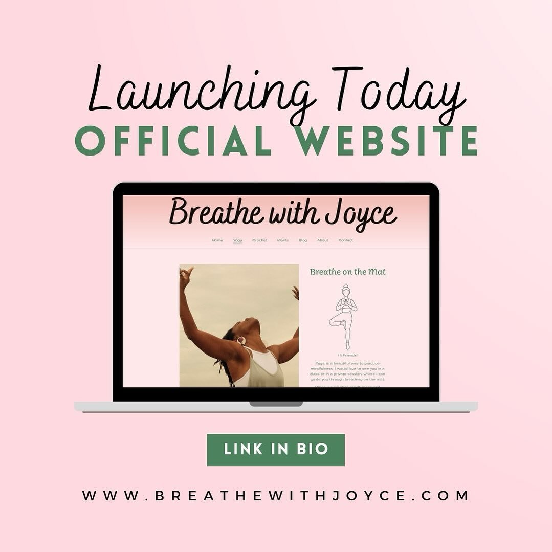 ๐๏ธ Launching Today! ๐๏ธ
•
Breathe With Joyce Website
•
Link In Bio ๐ชด
•
So much thanks to my lovely tribe for this next step. Especially Miss @_mikayla_rose__
๐ฉ๐ผ‍๐ซ
•
#fyp #website #omg #thisisreal #gratitude