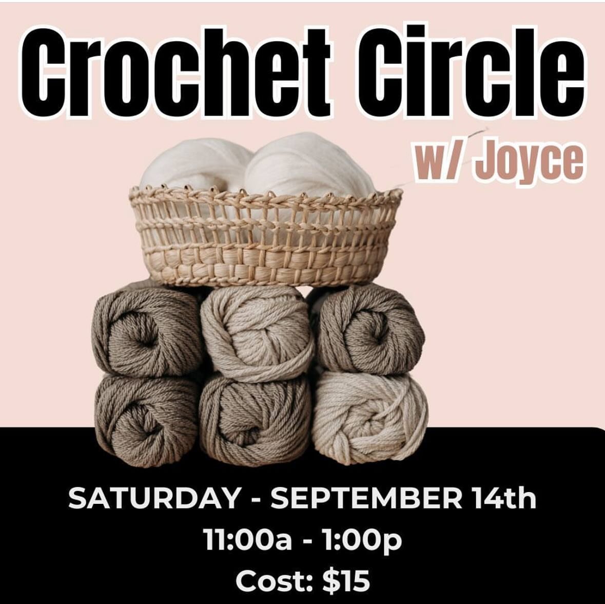 Hi friends!
If you have been wanting to learn, grow or simply make in community - we will meet again this Saturday at @moondropyogastudio From 11-1 for crochet circle โจ
For those already visiting the studio for class, Flight school or any other rea