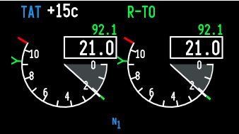 Takeoff (fixed derate 22 K)