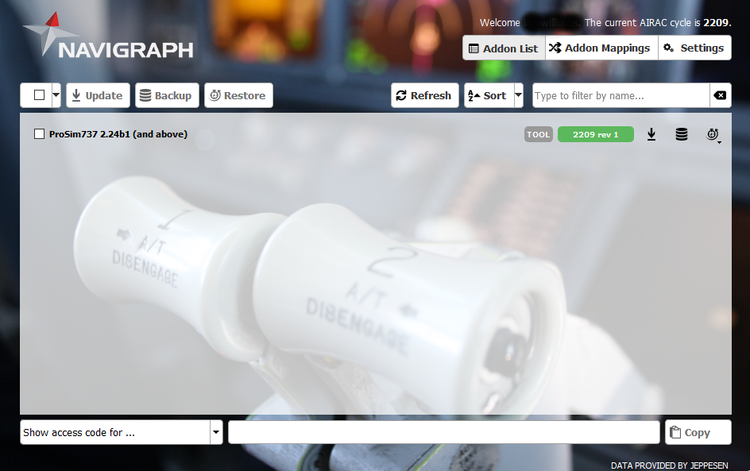 Installing the Navigraph Database to ProSim-AR (ProSim737) — Flaps 2 ...