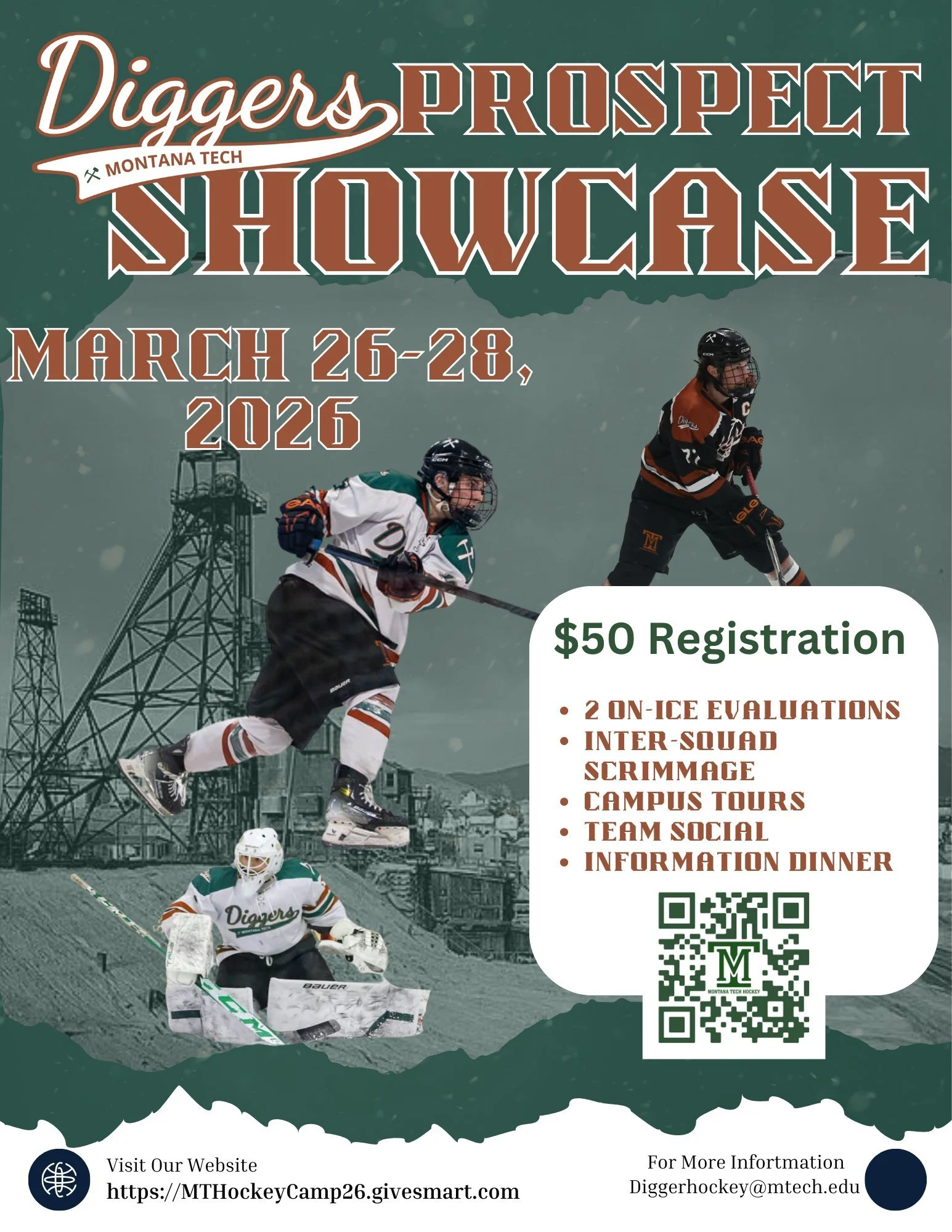Montana Tech to Host Hockey 2026 Prospect Weekend March 26-28