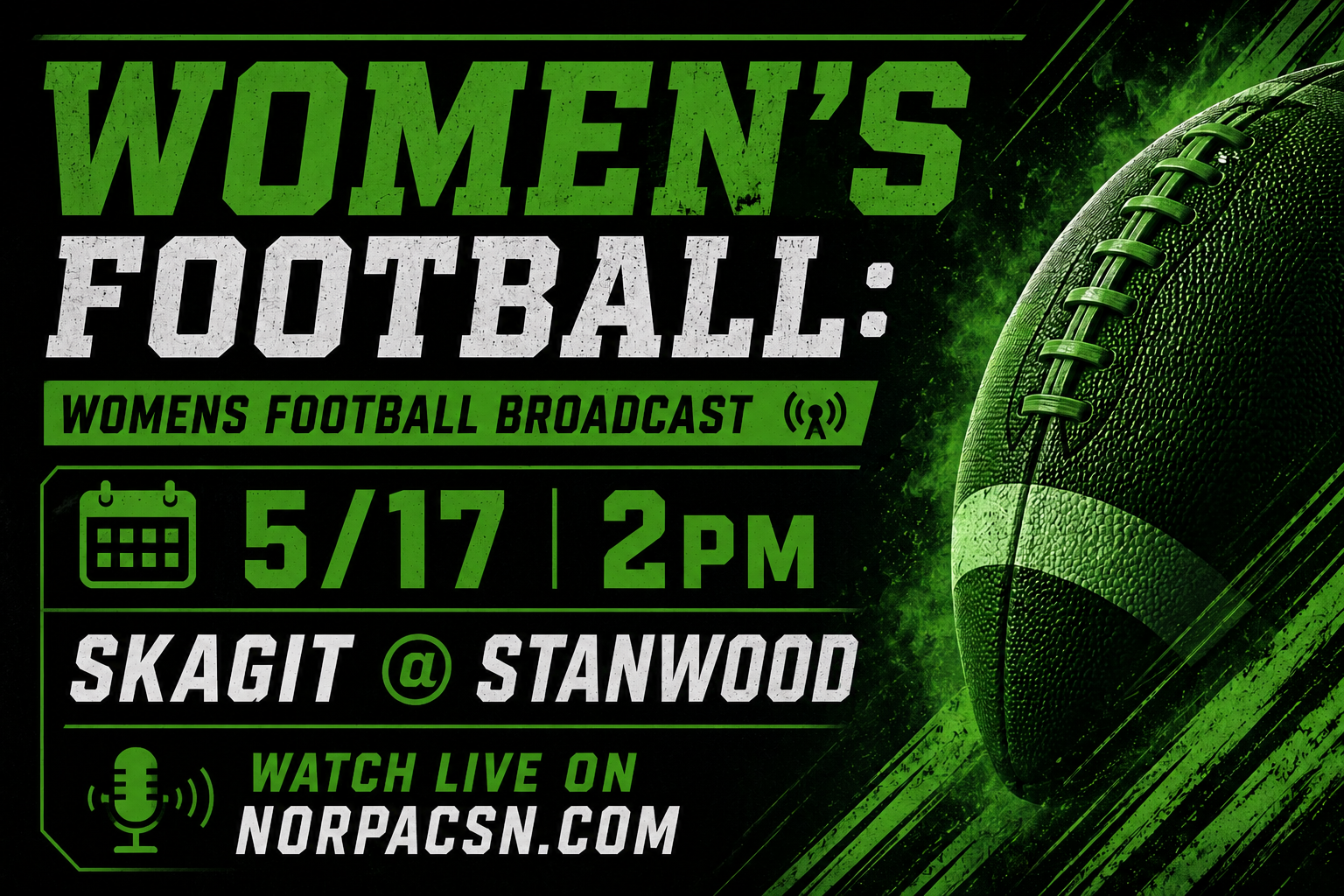 Women’s Semi Pro Football on NPSN