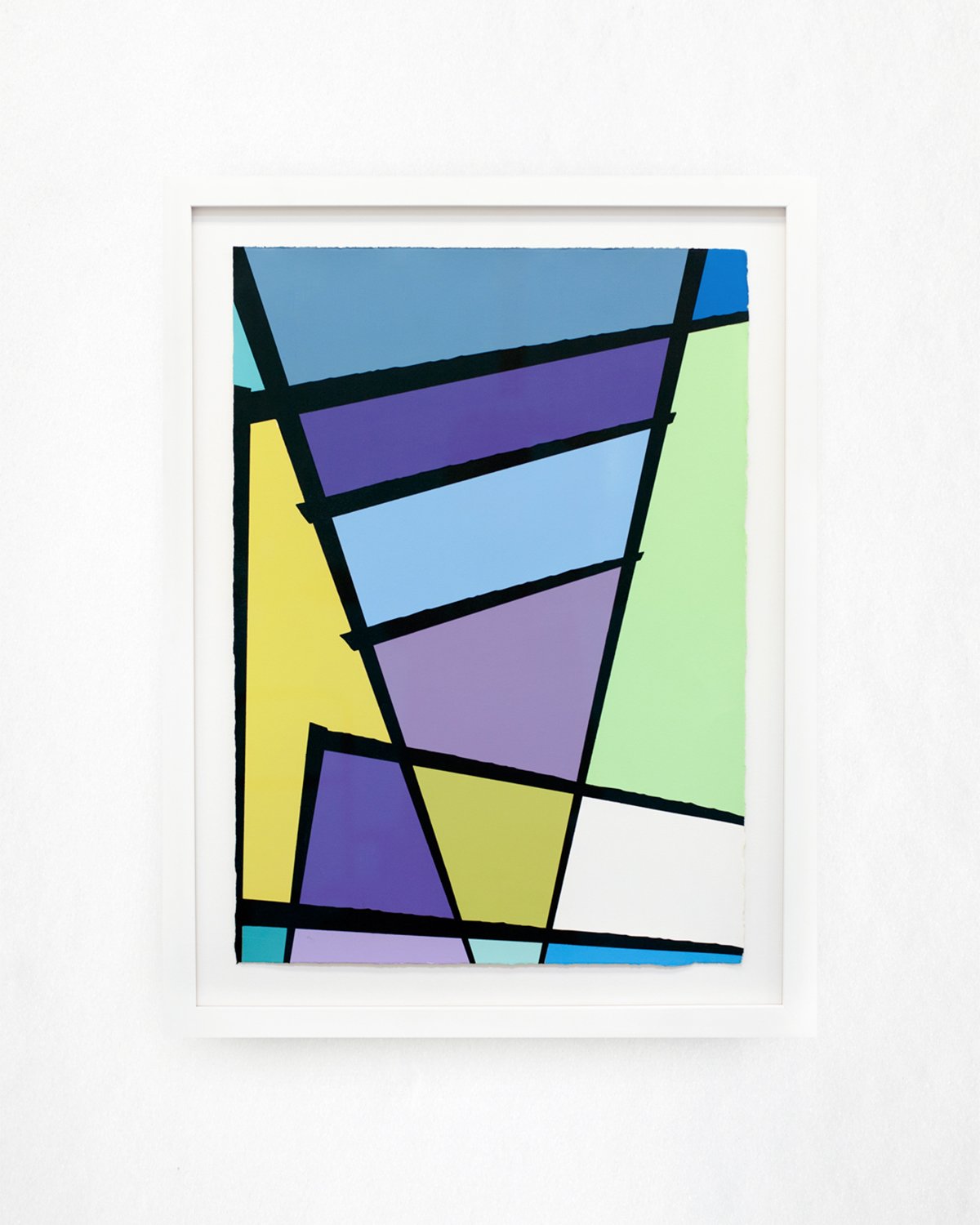 Untitled , 2007
Nitro-acrylic spray paint and cel-vinyl on paper
20 x 30 inches