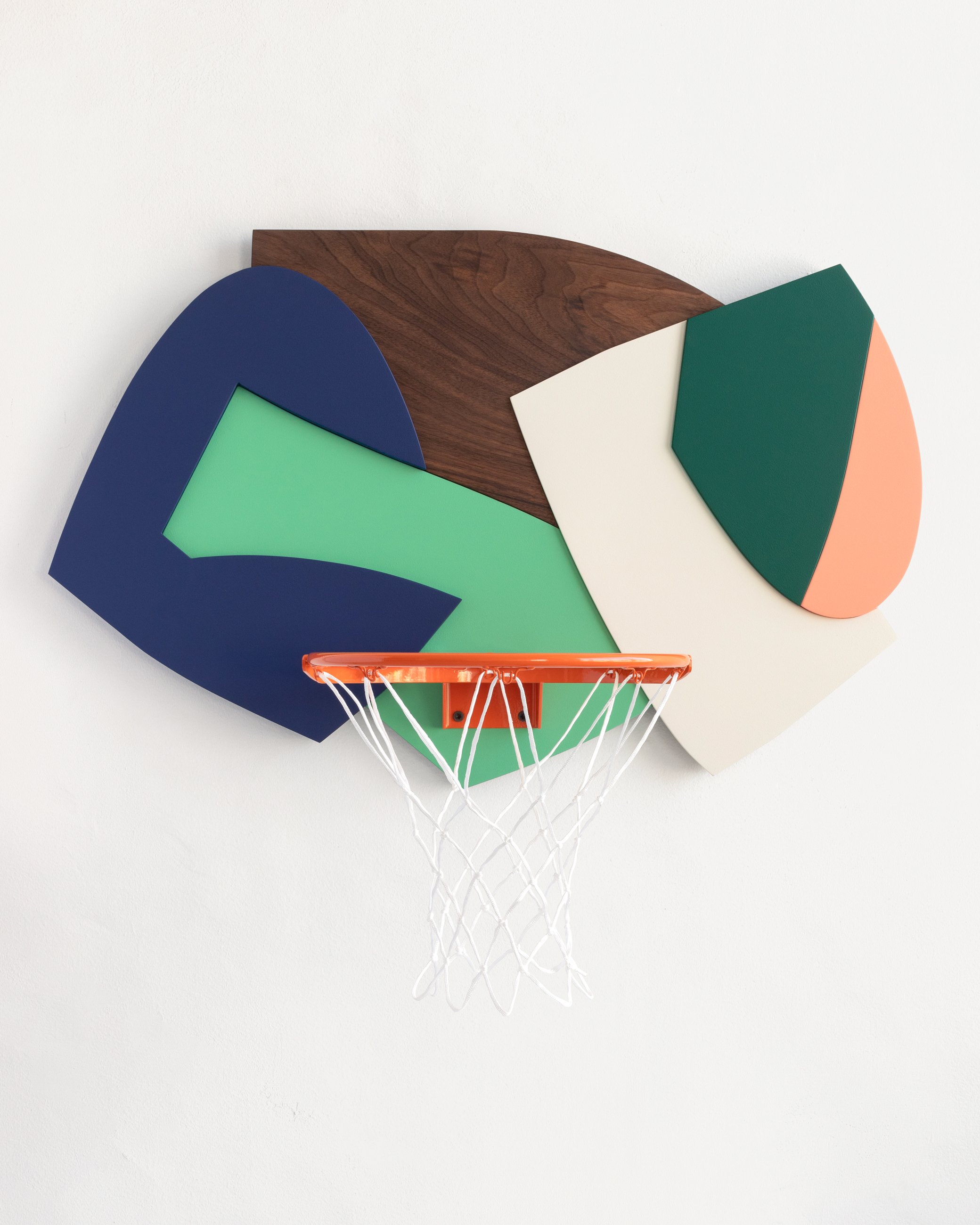 CE-084 , 2022
Acrylic, MDF, American walnut, plywood, steel rim, steel screws
36.9 x 23.7 x 1.5 inches