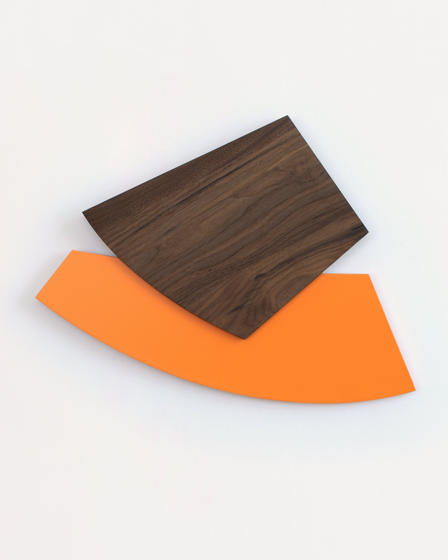 CE-048 , 2021
Nitro-acrylic spray paint, American walnut, MDF, screws, steel brackets
23.3 x 18.5 x 1.5 inches